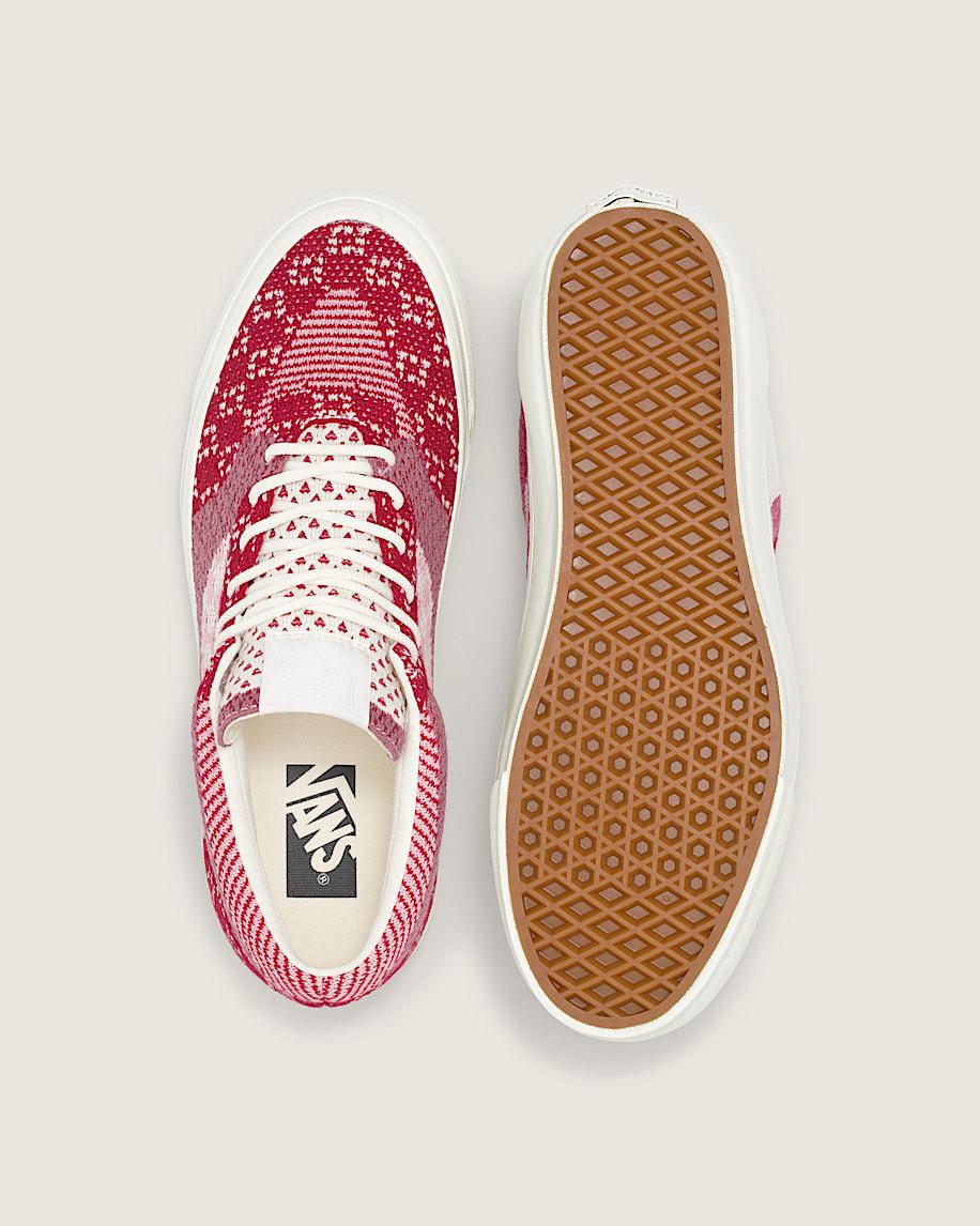 Premium Half Cab Knit Shoe in Chili Pepper / Mauvewood Red| Vans US Product Image