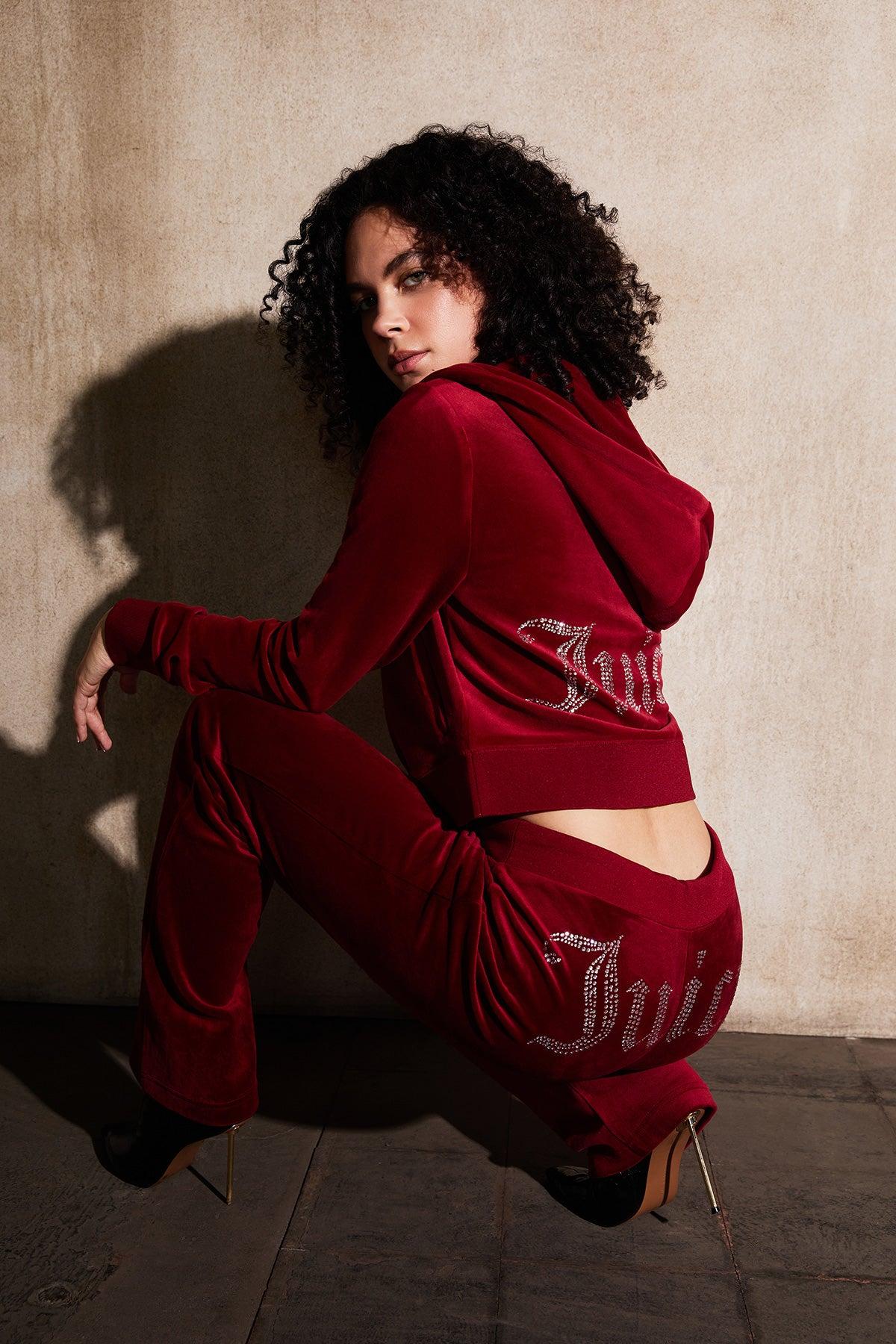 OG Big Bling Velour Hoodie Product Image