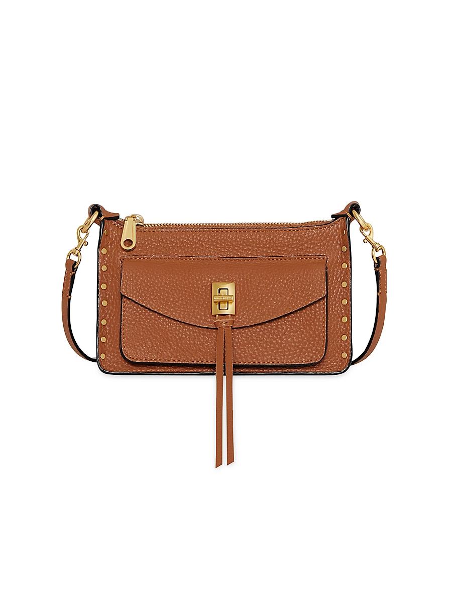 Womens Darren Mini Leather Crossbody Bag Product Image