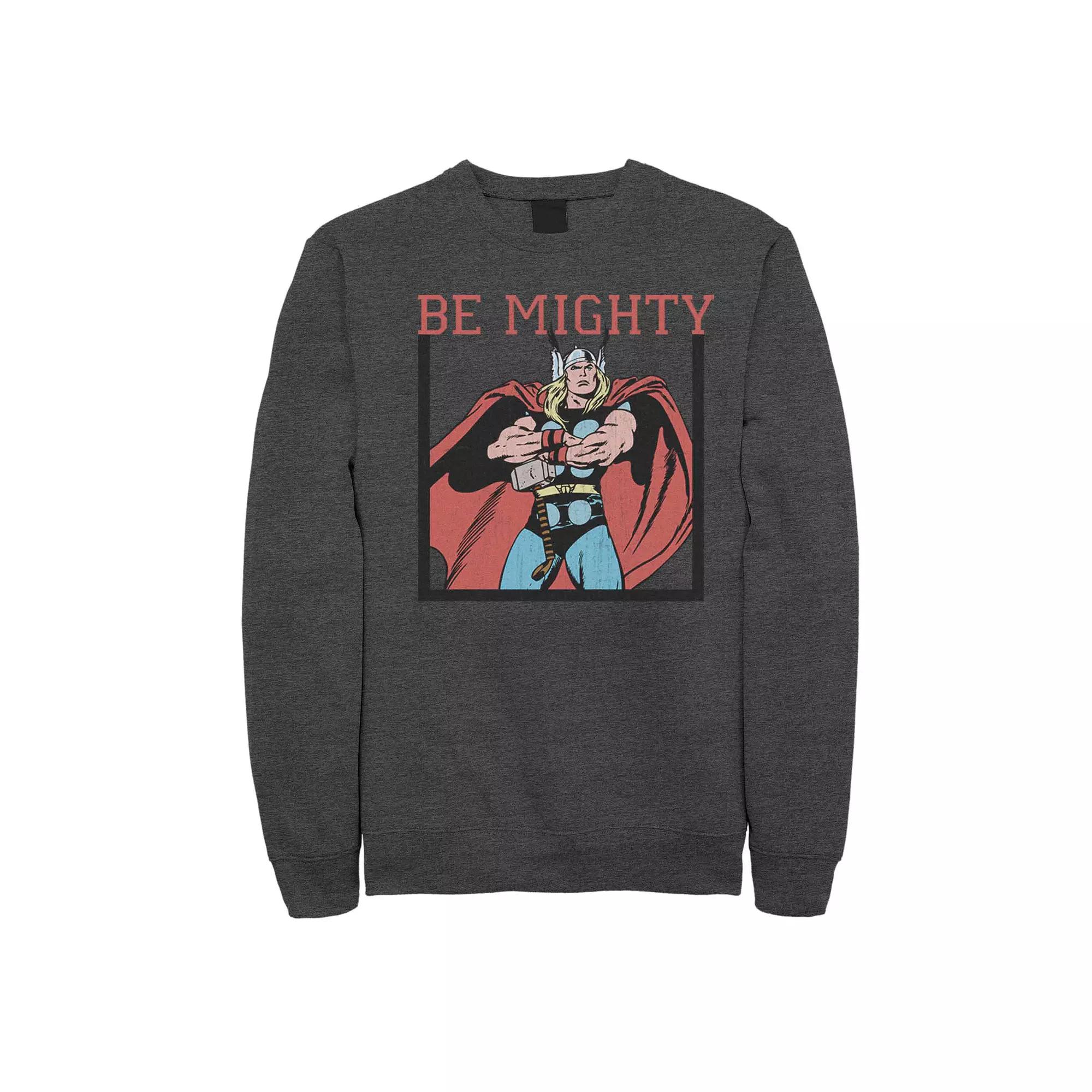 Men's Marvel Thor Poster Be Mighty Fleece,  Product Image
