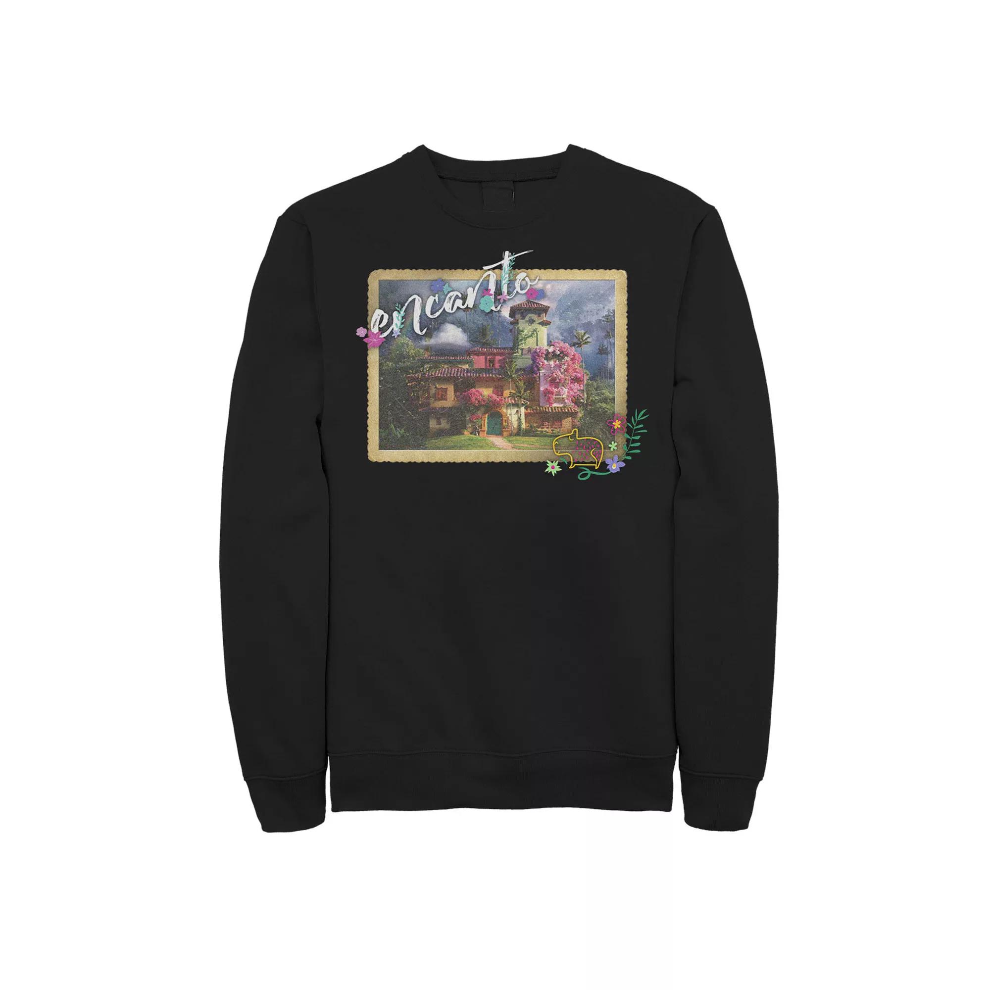 Disney's Encanto Men's House Framed Portrait Sweatshirt, Size: Medium, Black Product Image
