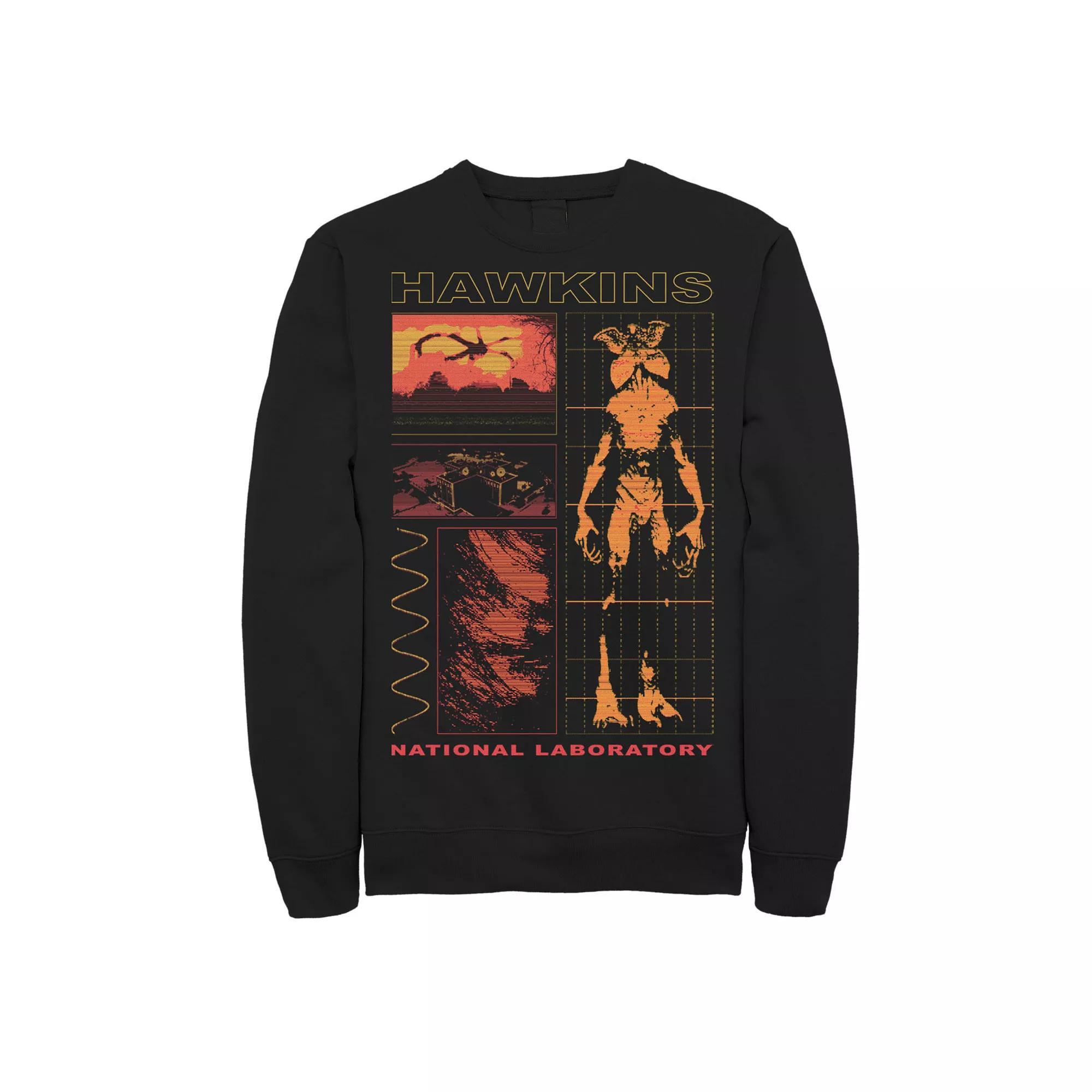 Men's Stranger Things Demogorgon Schematic Sweatshirt,  Product Image