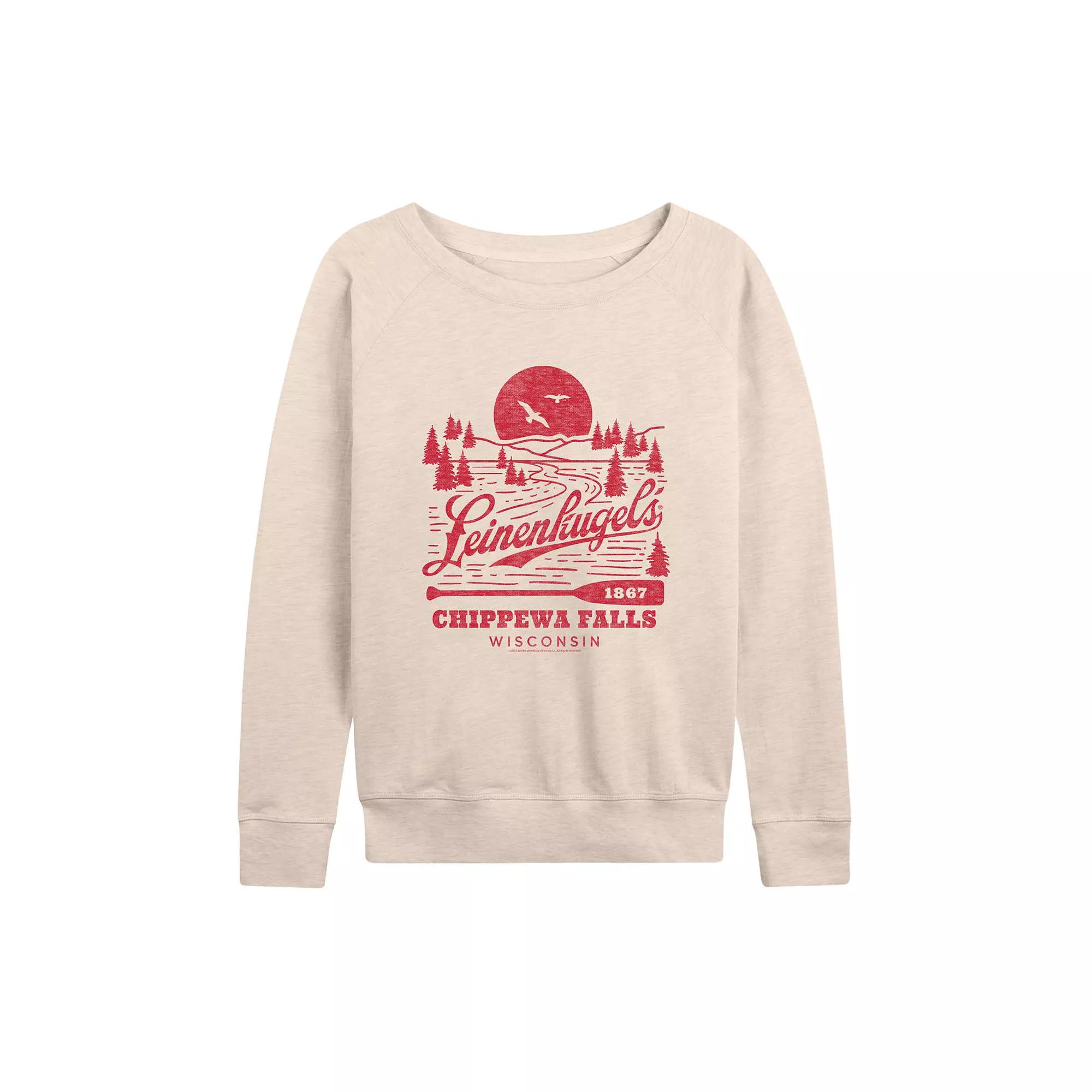 Women's Leinenkugel's Outdoor Scene French Terry Long Sleeve Tee,  Product Image