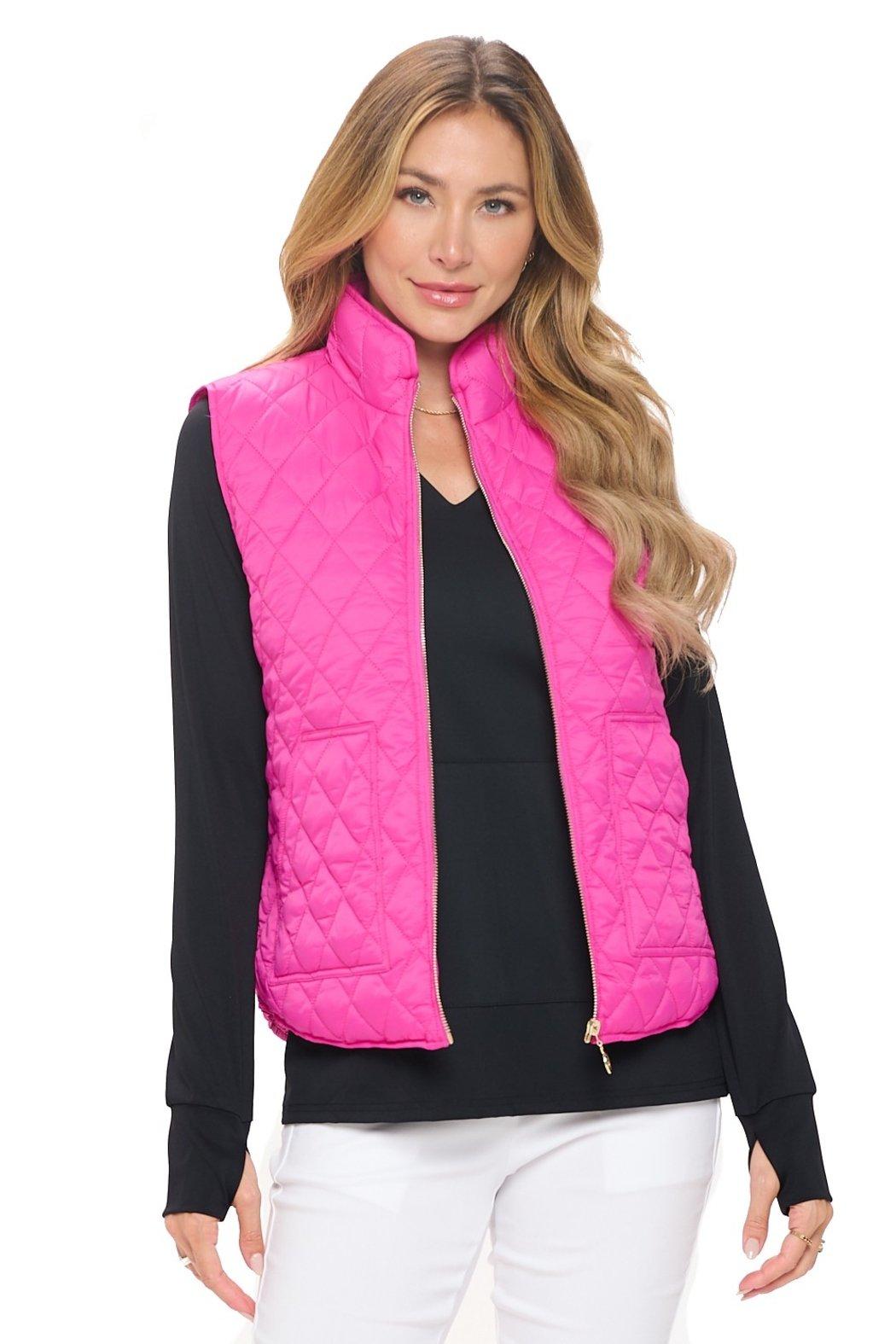Pink Puffer Vest Product Image