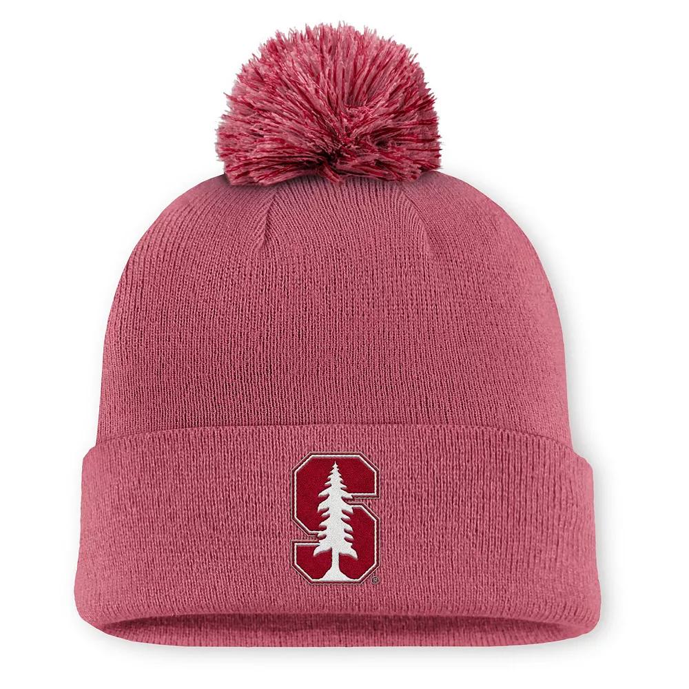 Stanford Primetime Campus Toned Nike Mens College Cuffed Pom Beanie | NC1665MSDN-UE8 Product Image