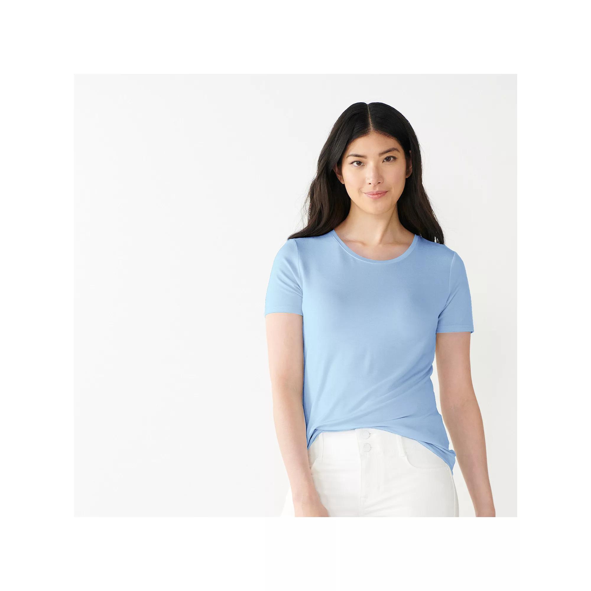 Women's Nine West Essential Crewneck Tee,  Product Image