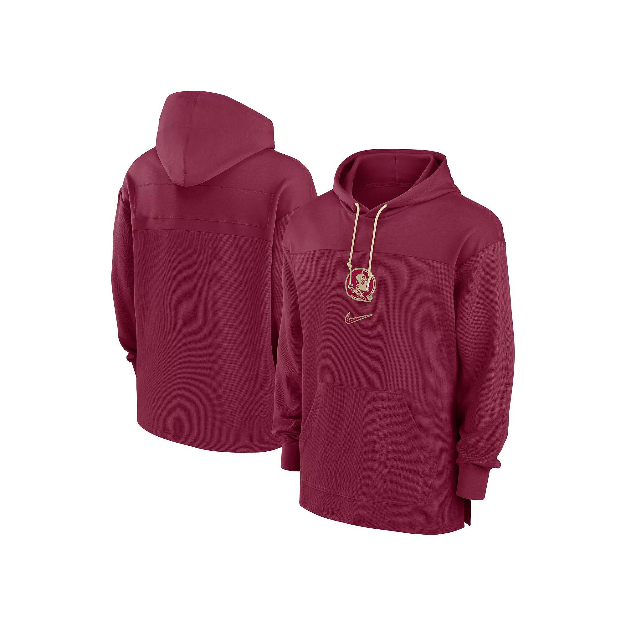 Mens Michigan Wolverines Sideline Jersey Jordan Dri-FIT College Pullover Hoodie | 02FICNAMMWN-X7R Product Image