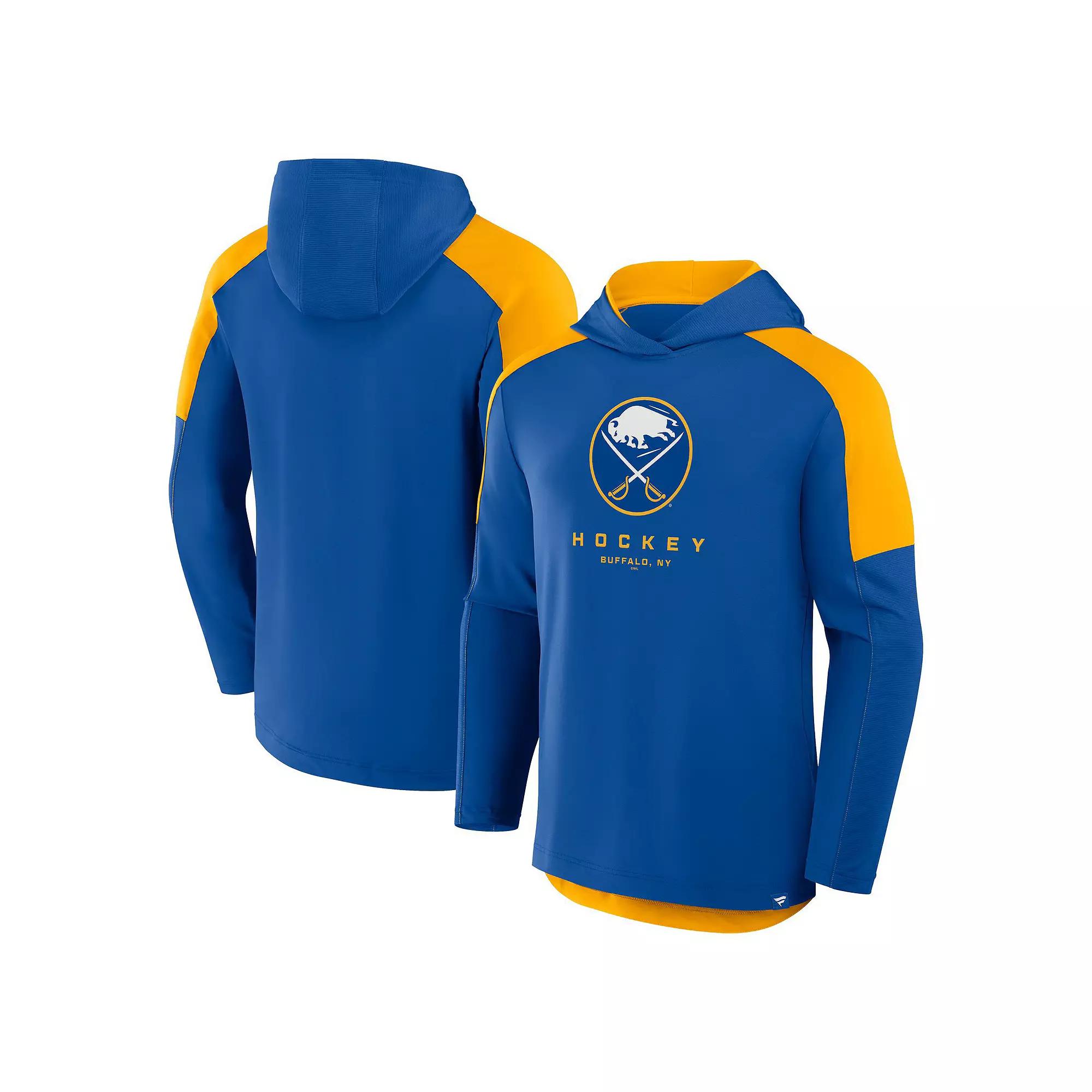 Men's Fanatics Royal Buffalo Sabres Meta Game Transitional Pullover Hoodie, Size: 5XL, Blue Product Image