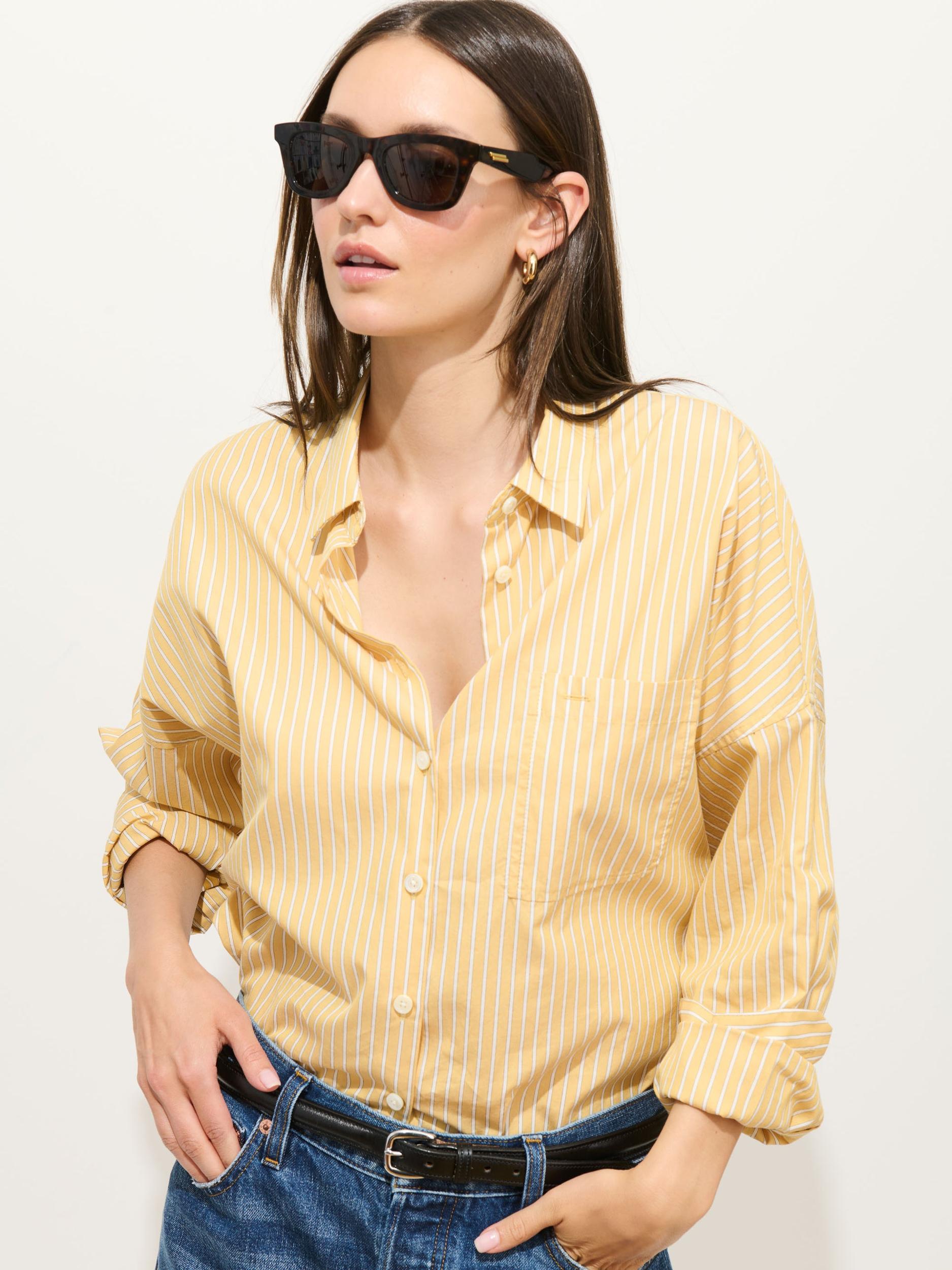 Jo Striped Shirt In Cotton Poplin Product Image
