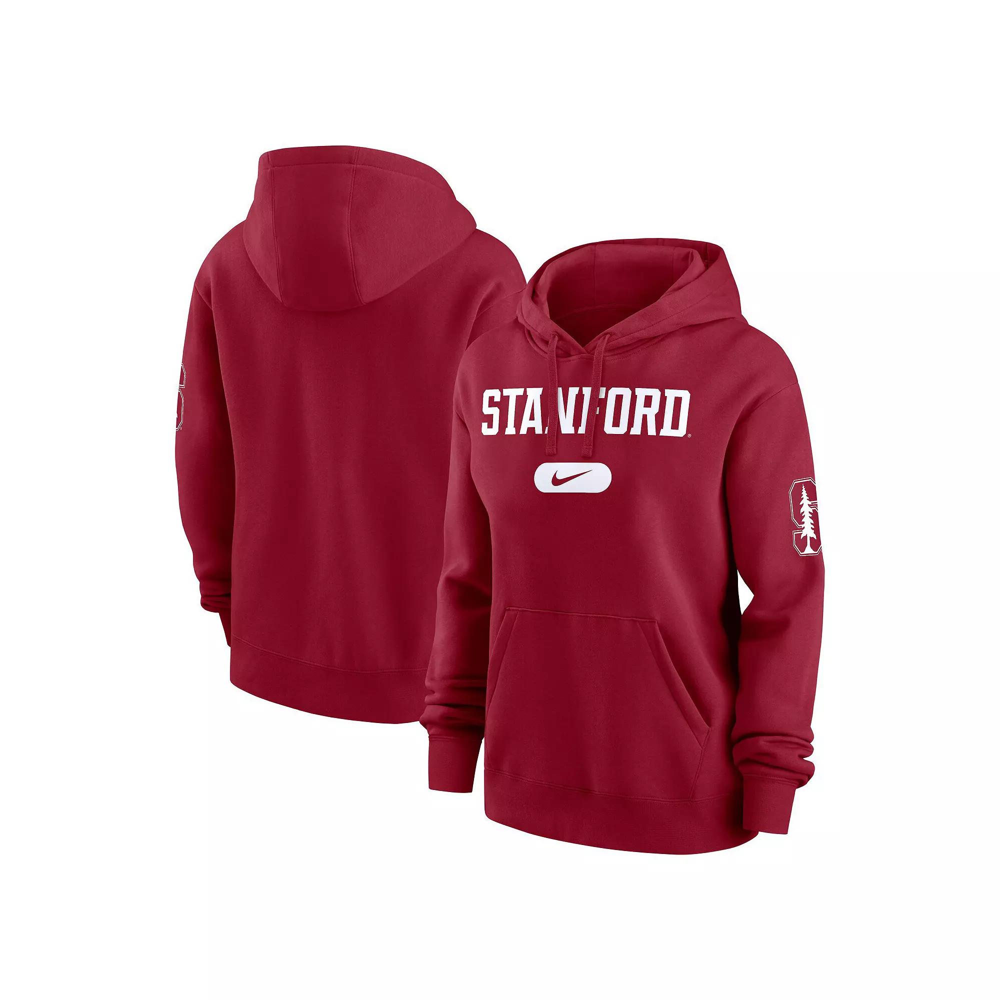 Women's Nike Cardinal Stanford Cardinal Club Fleece Pullover Hoodie,  Product Image