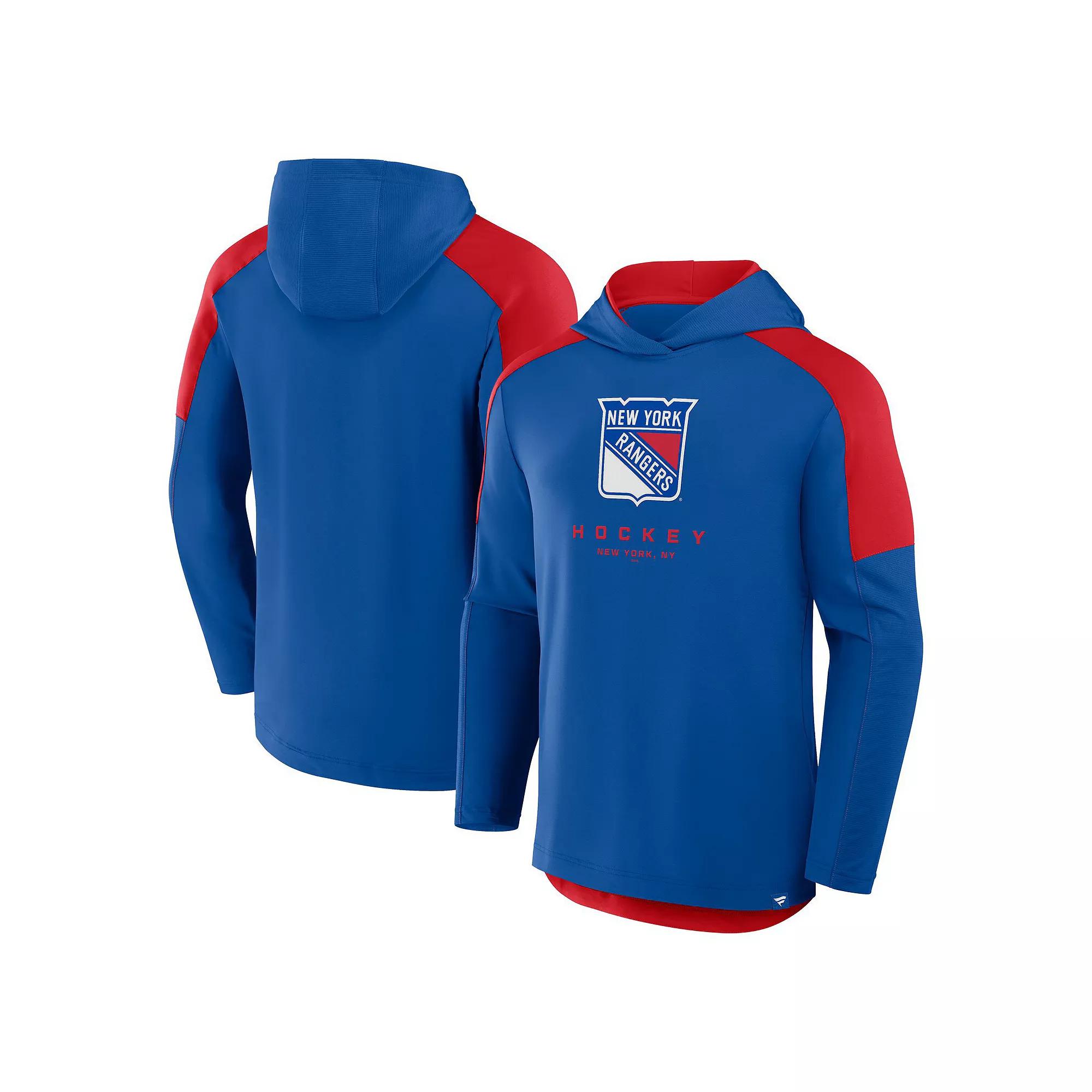 Men's Fanatics Blue New York Rangers Meta Game Transitional Pullover Hoodie, Size: Medium, Ran Blue Product Image