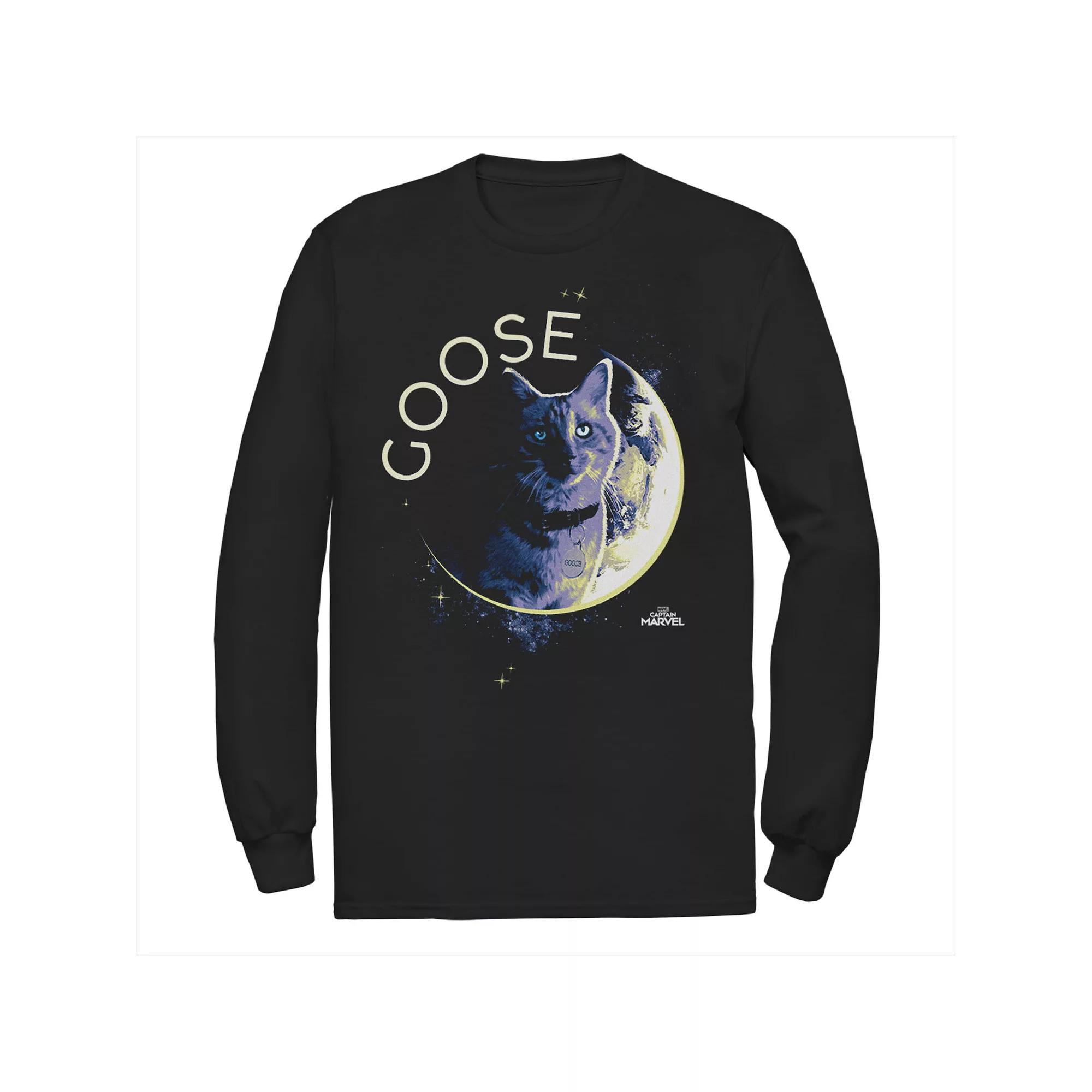 Men's Marvel Captain Marvel Goose Space Planet Portrait Tee,  Product Image