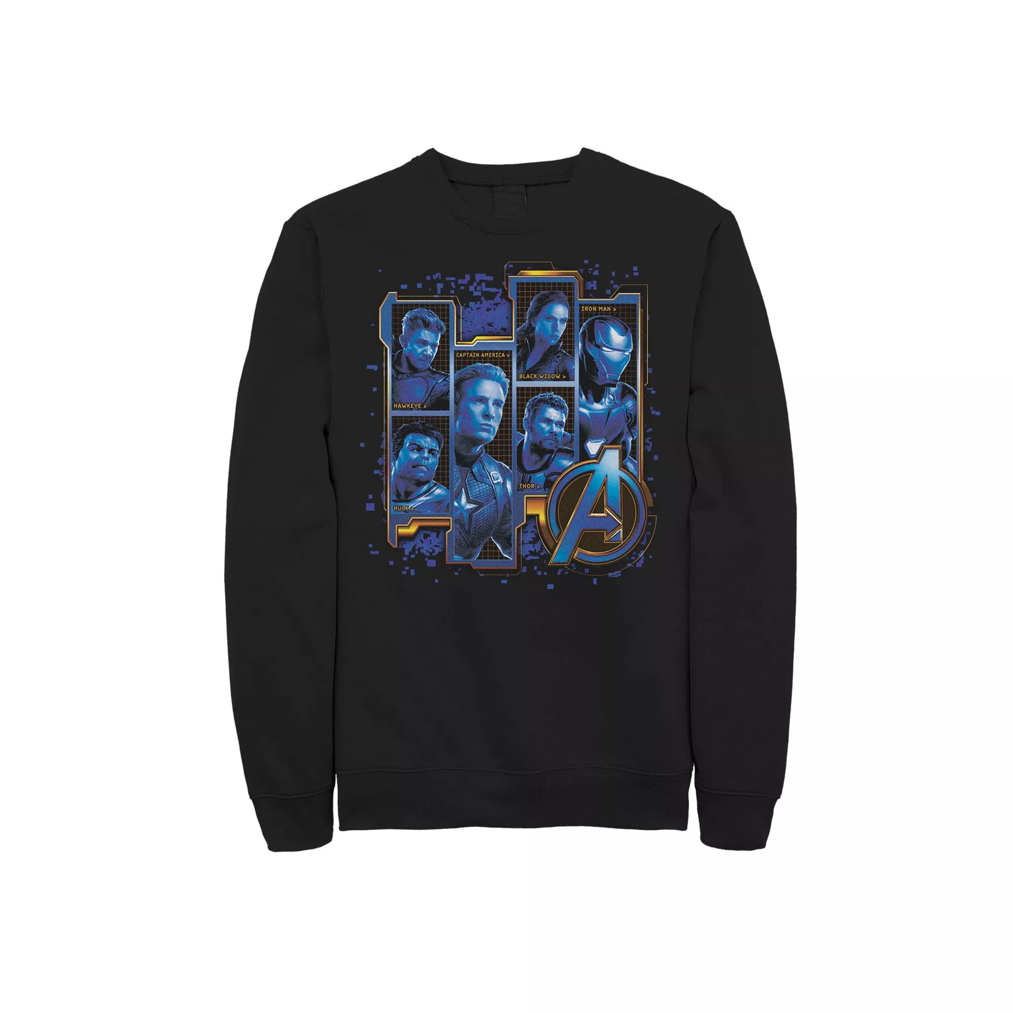 Men's Marvel Avengers Endgame Iron Man Hero Sweatshirt,  Product Image