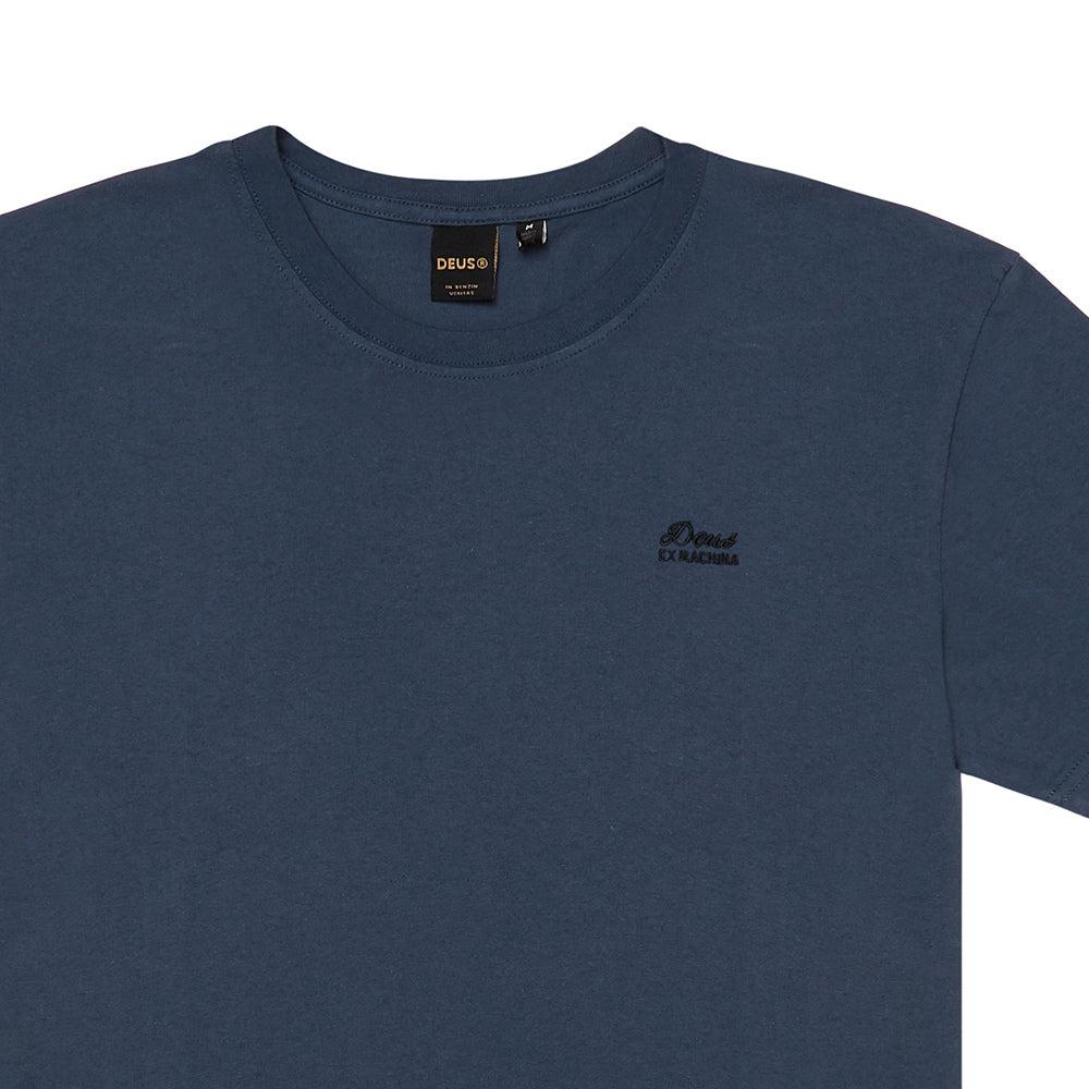 Standard Embroidered Tee - Navy Product Image