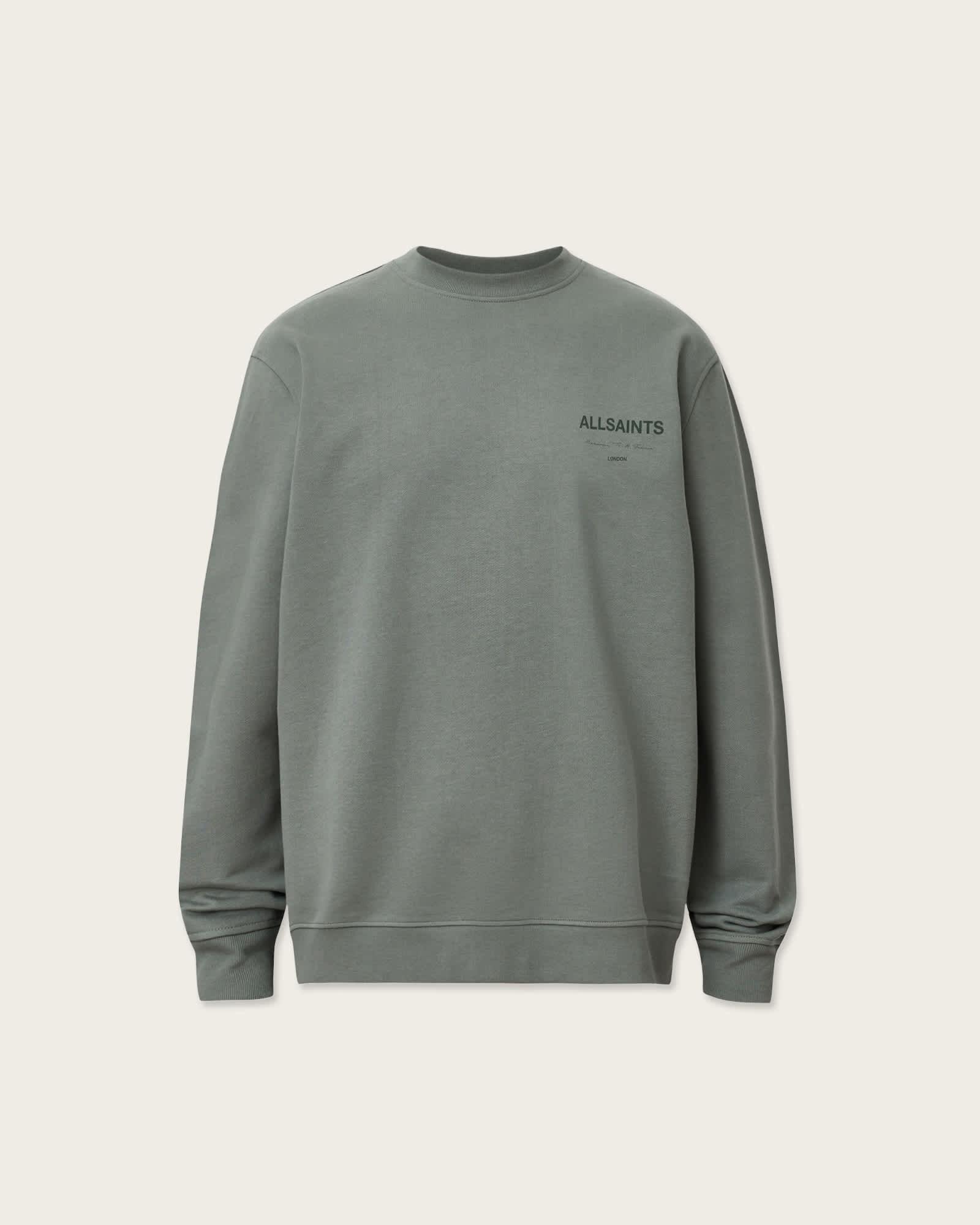 Future Crew Neck Sweatshirt GASTOR GREEN | ALLSAINTS US Product Image
