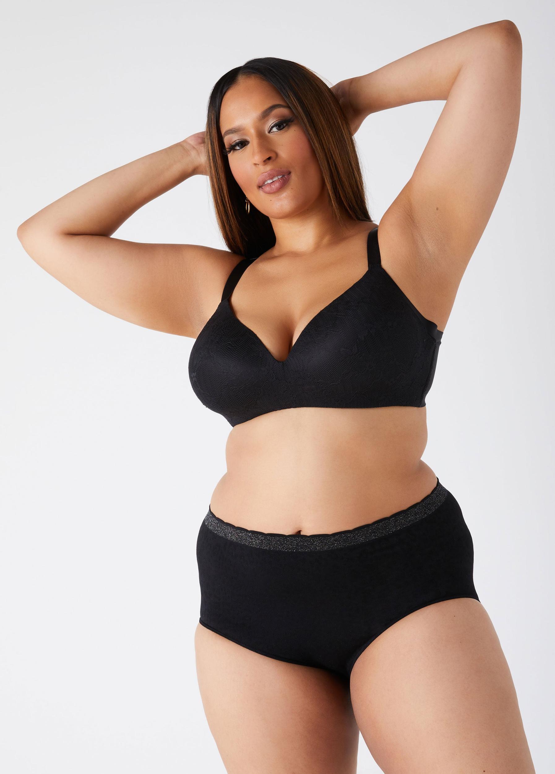 Seamless Leopard Jacquard Briefs Product Image