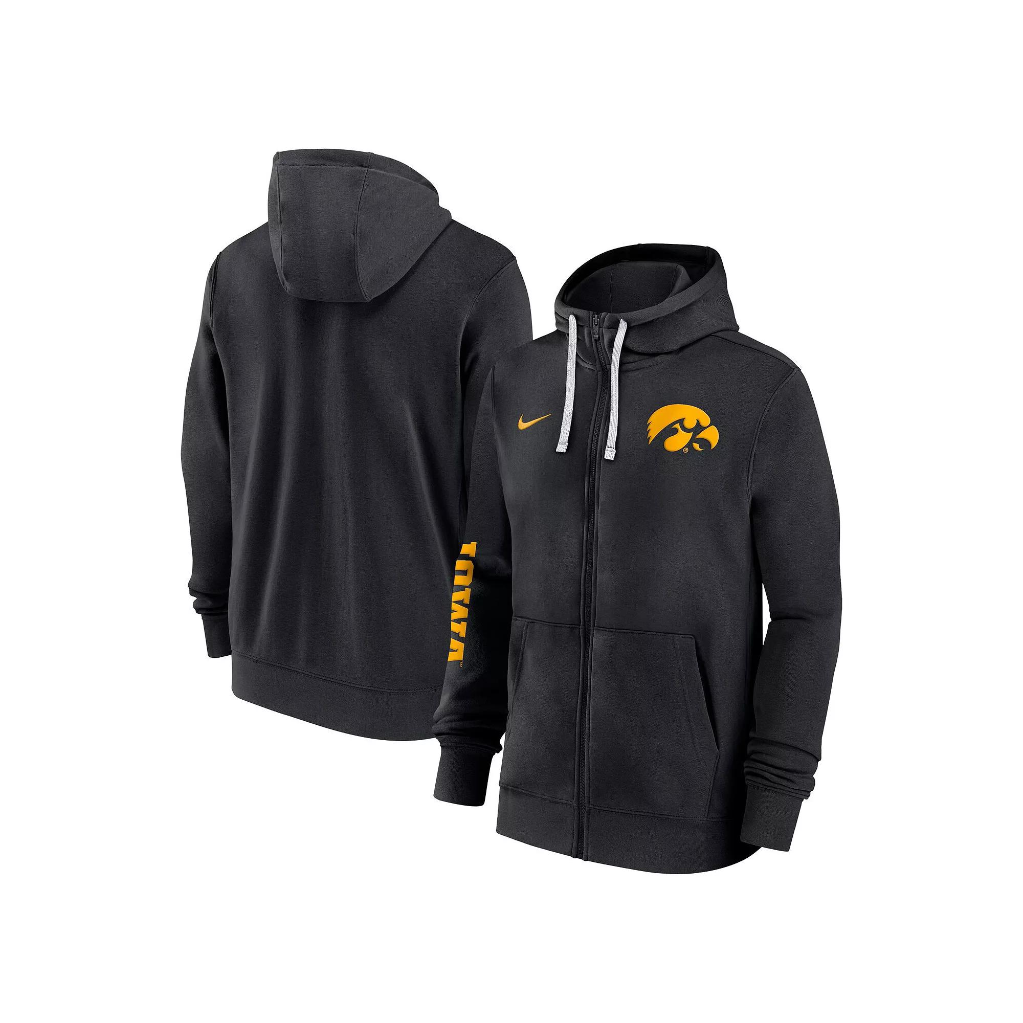 Iowa Hawkeyes Sideline Team Issue Nike Men's College Full-Zip Hoodie Product Image