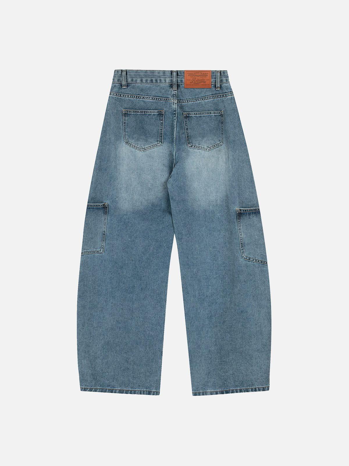 Aelfric Eden Multi Pocket Super Baggy Barrel Jeans Product Image