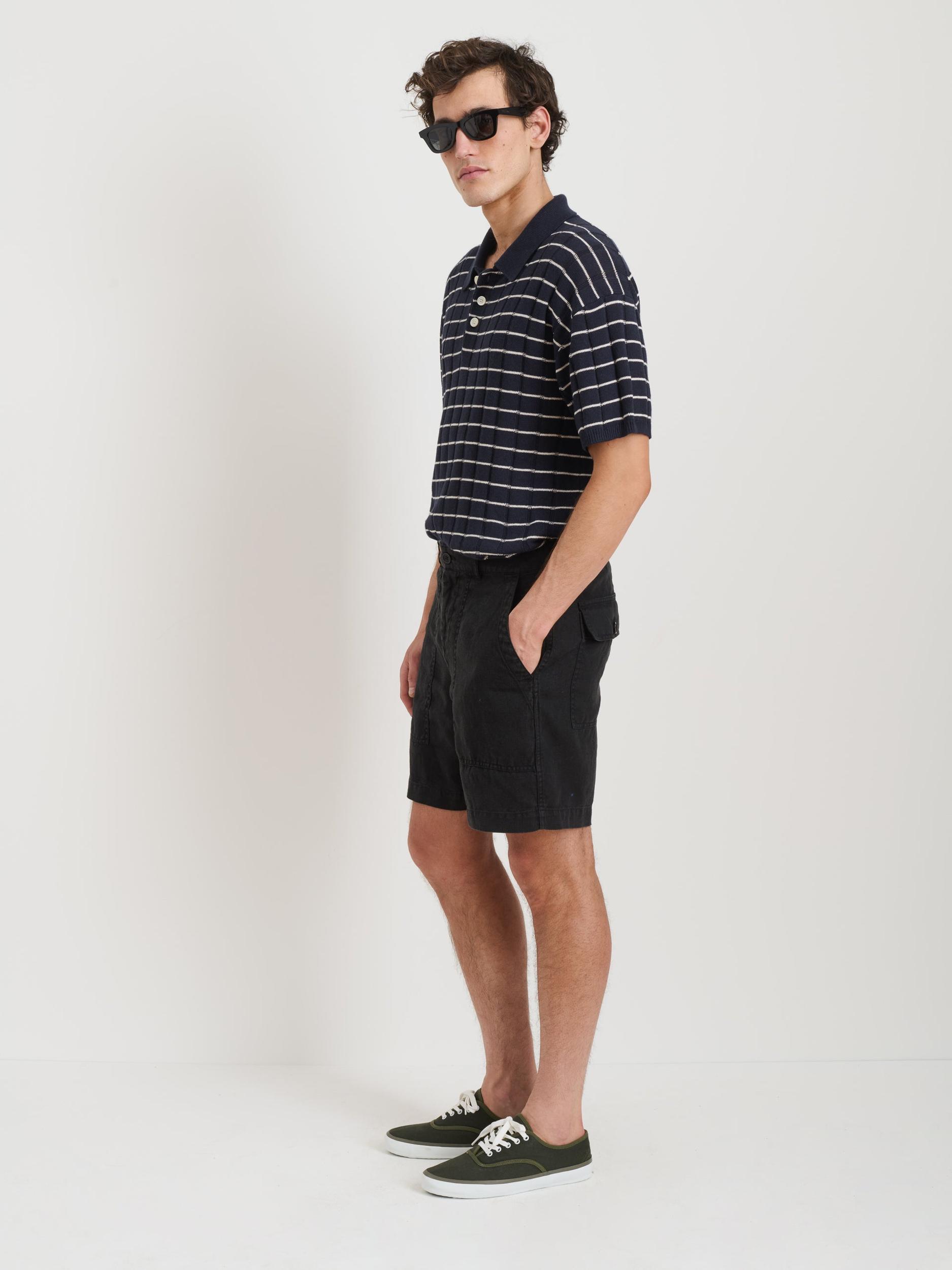 Garment Dyed Pull On Field Short In Linen Product Image