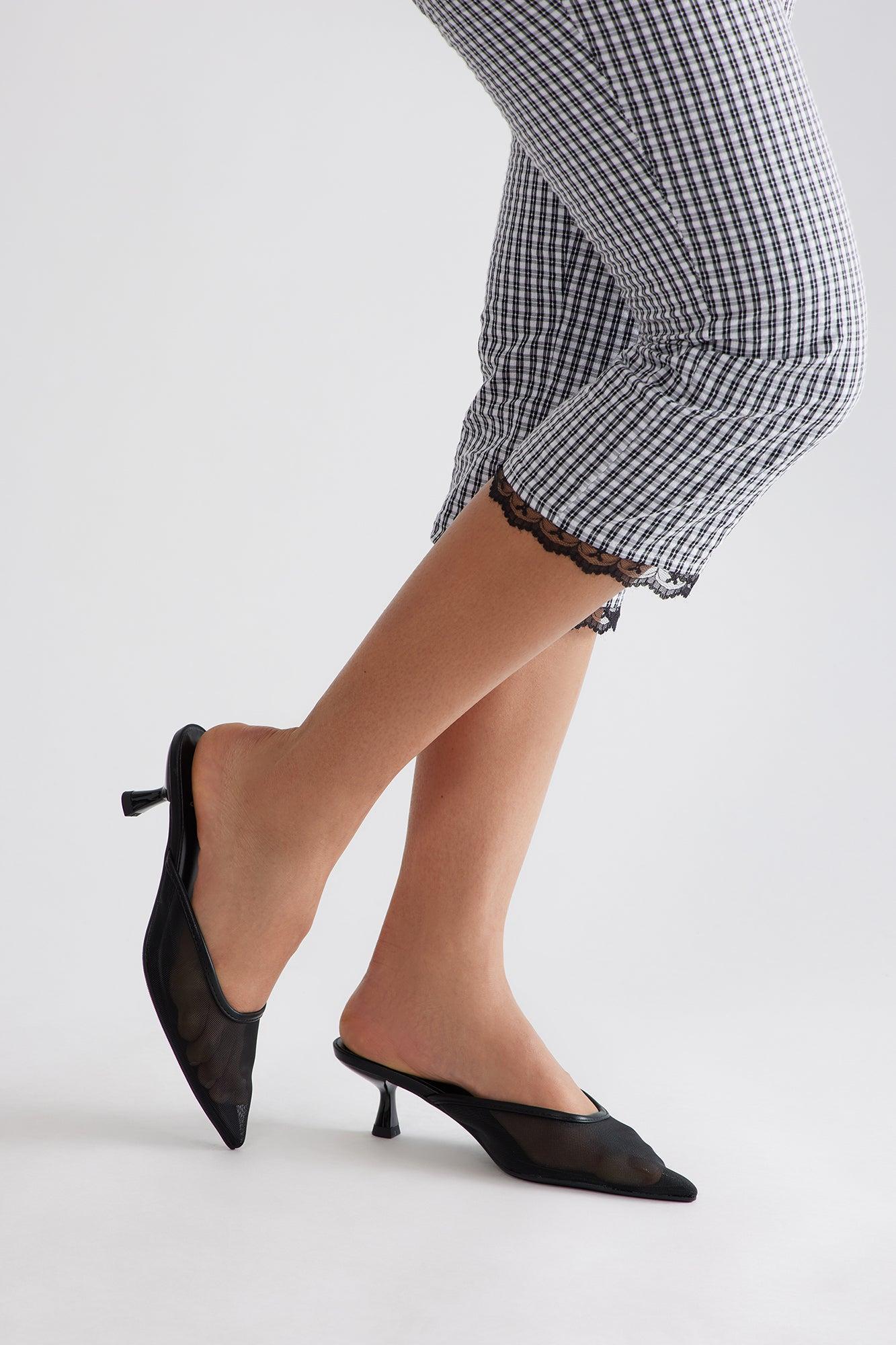 Extra Kitten Heel Pumps - Black Product Image