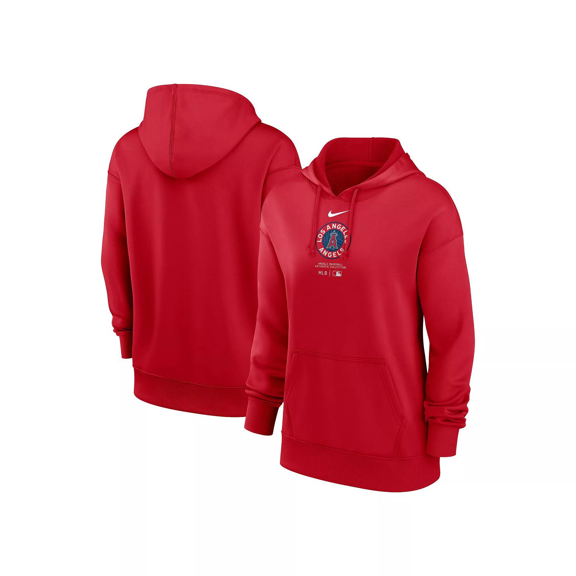 Women's Nike Red Los Angeles Angels City Connect Practice Performance Pullover Hoodie,  Product Image