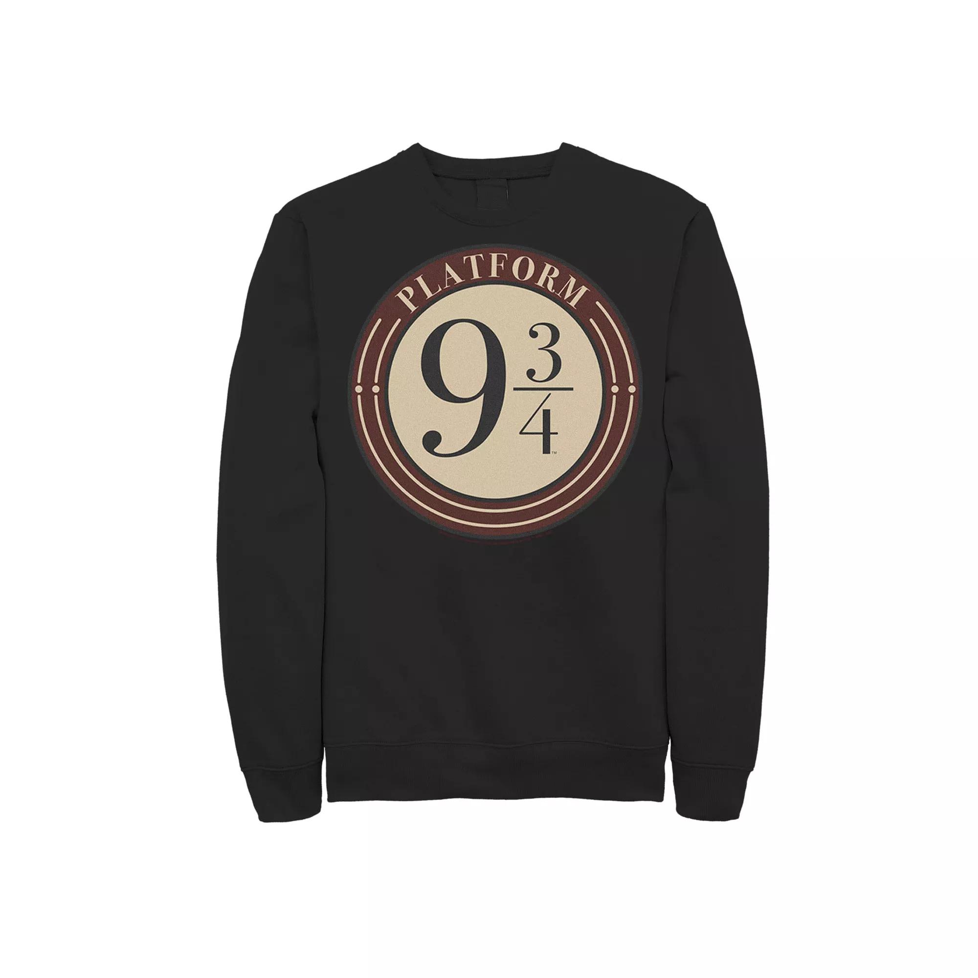 Men's Harry Potter Platform 9 & 3/4 Simple Logo Sweatshirt,  Product Image