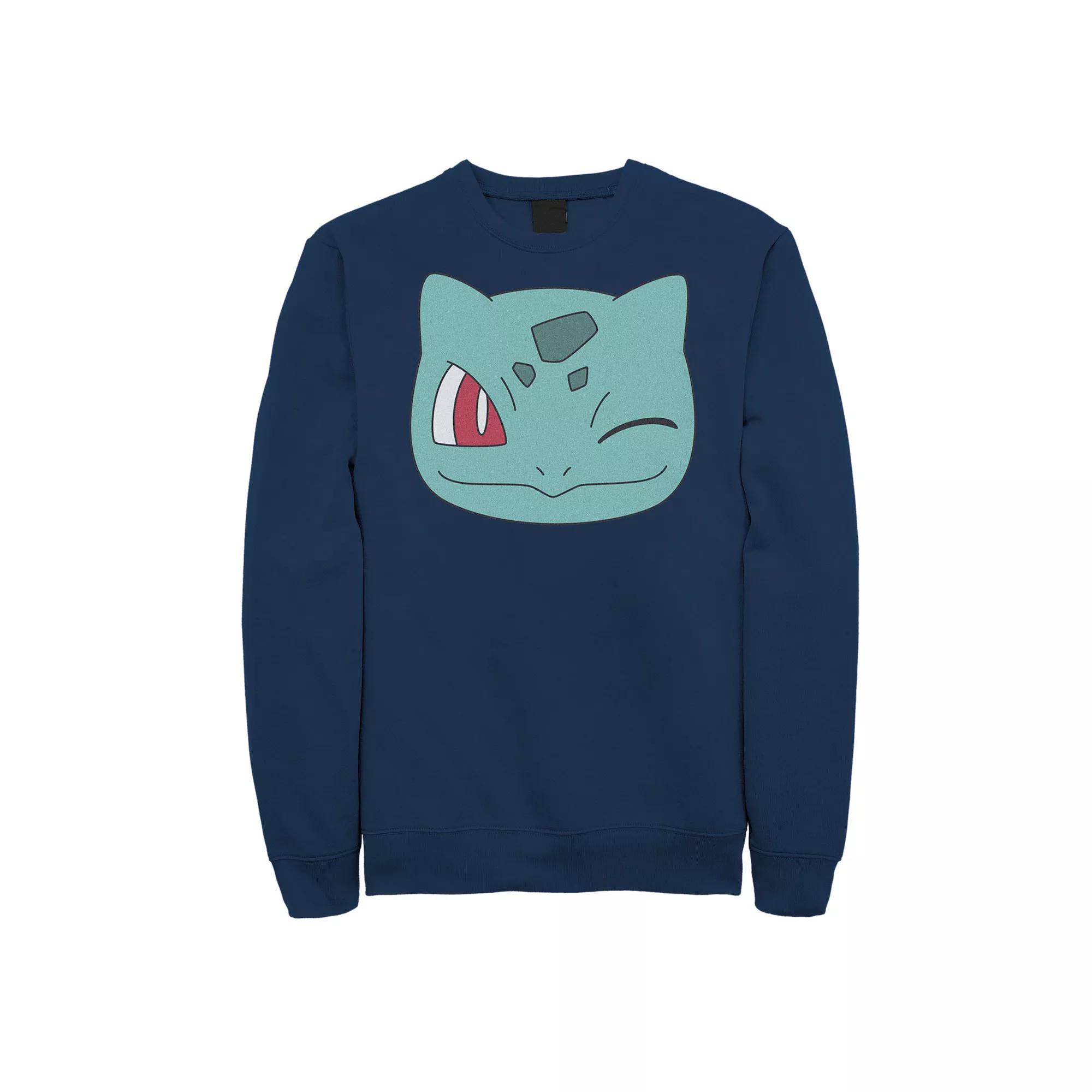 Big & Tall Pokemon Bulbasaur FaceSweatshirt, Men's,  Product Image