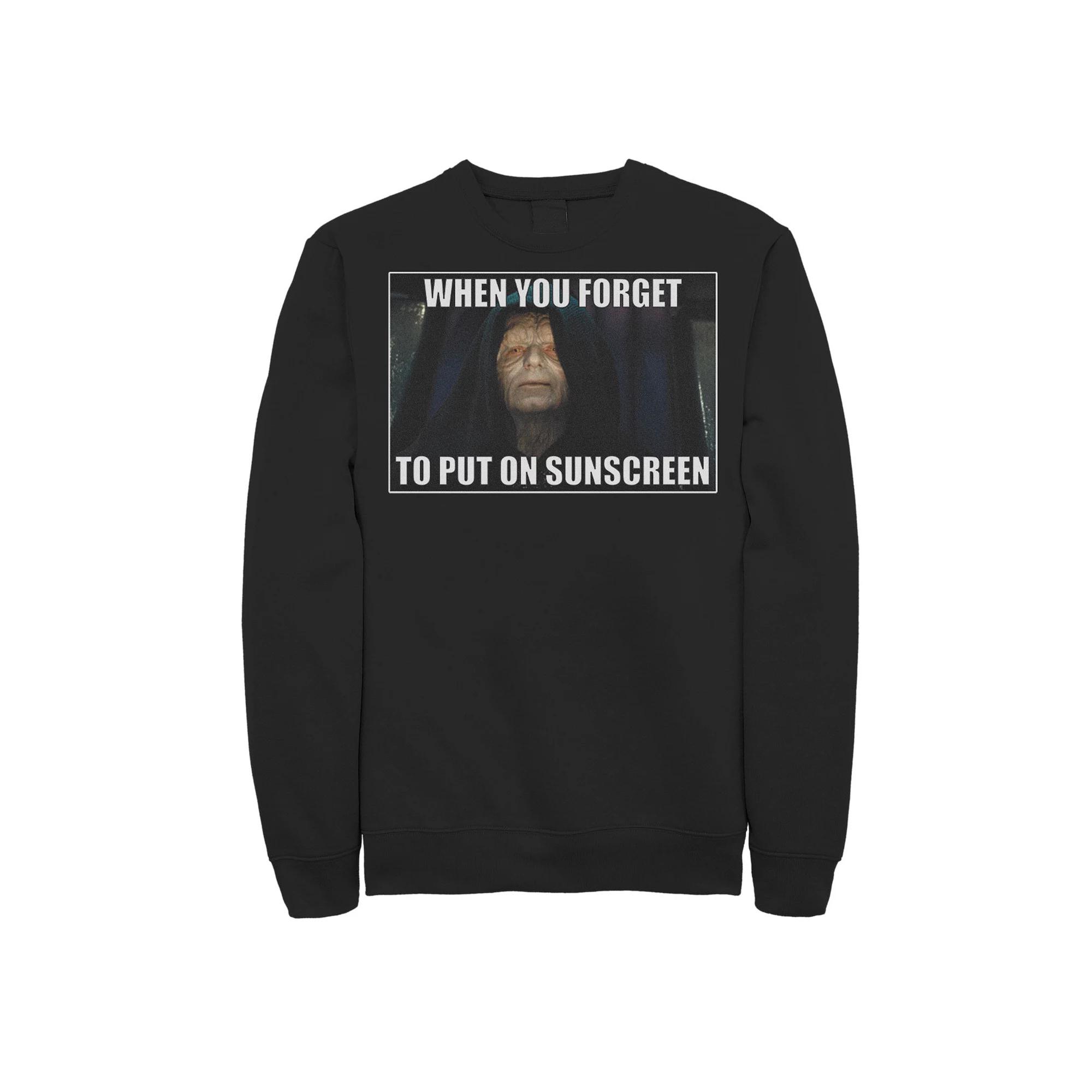Men's Star Wars When You Forget To Put On Sunscreen Sweatshirt,  Product Image