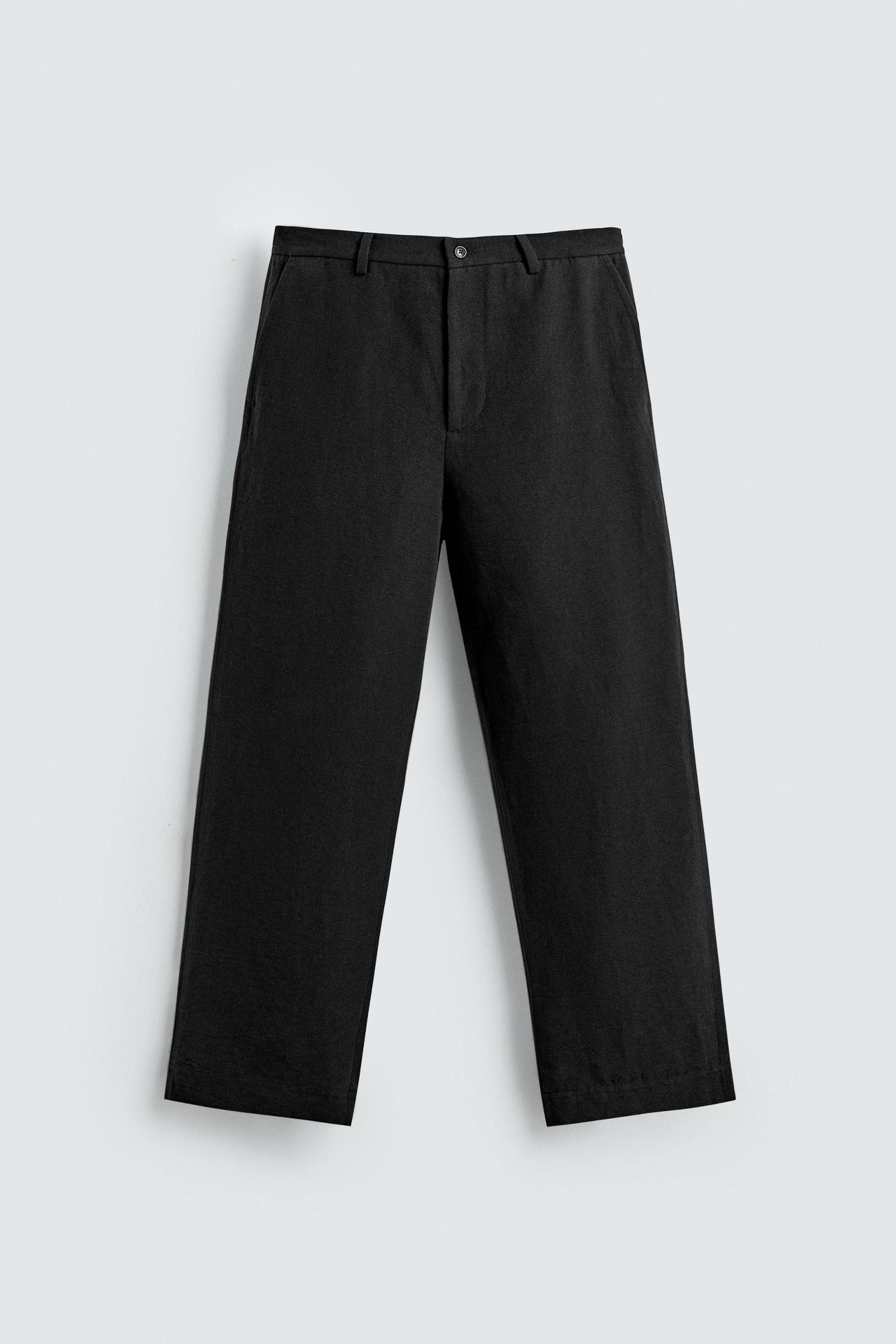 COTTON - LINEN SUIT PANTS Product Image