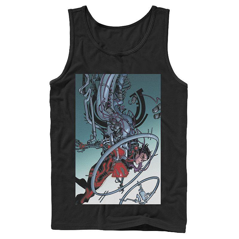 Men's DC Comics Superman Mechanics Comic Poster Tank Top,  Product Image