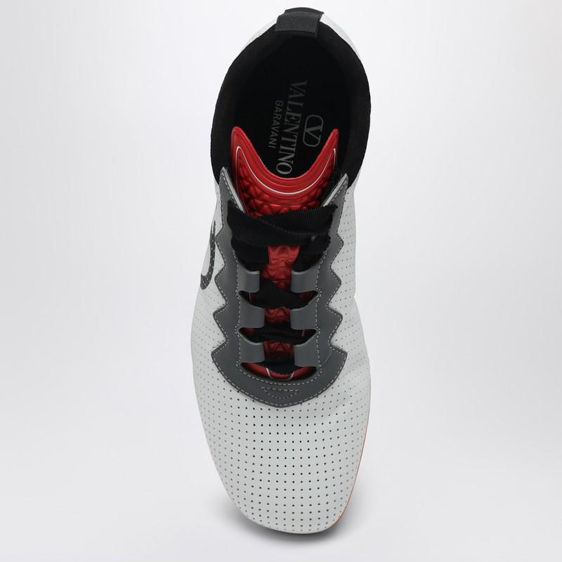 VALENTINO GARAVANI Chromathon Low-top Sneakers In Perforated Leather In Multi Product Image