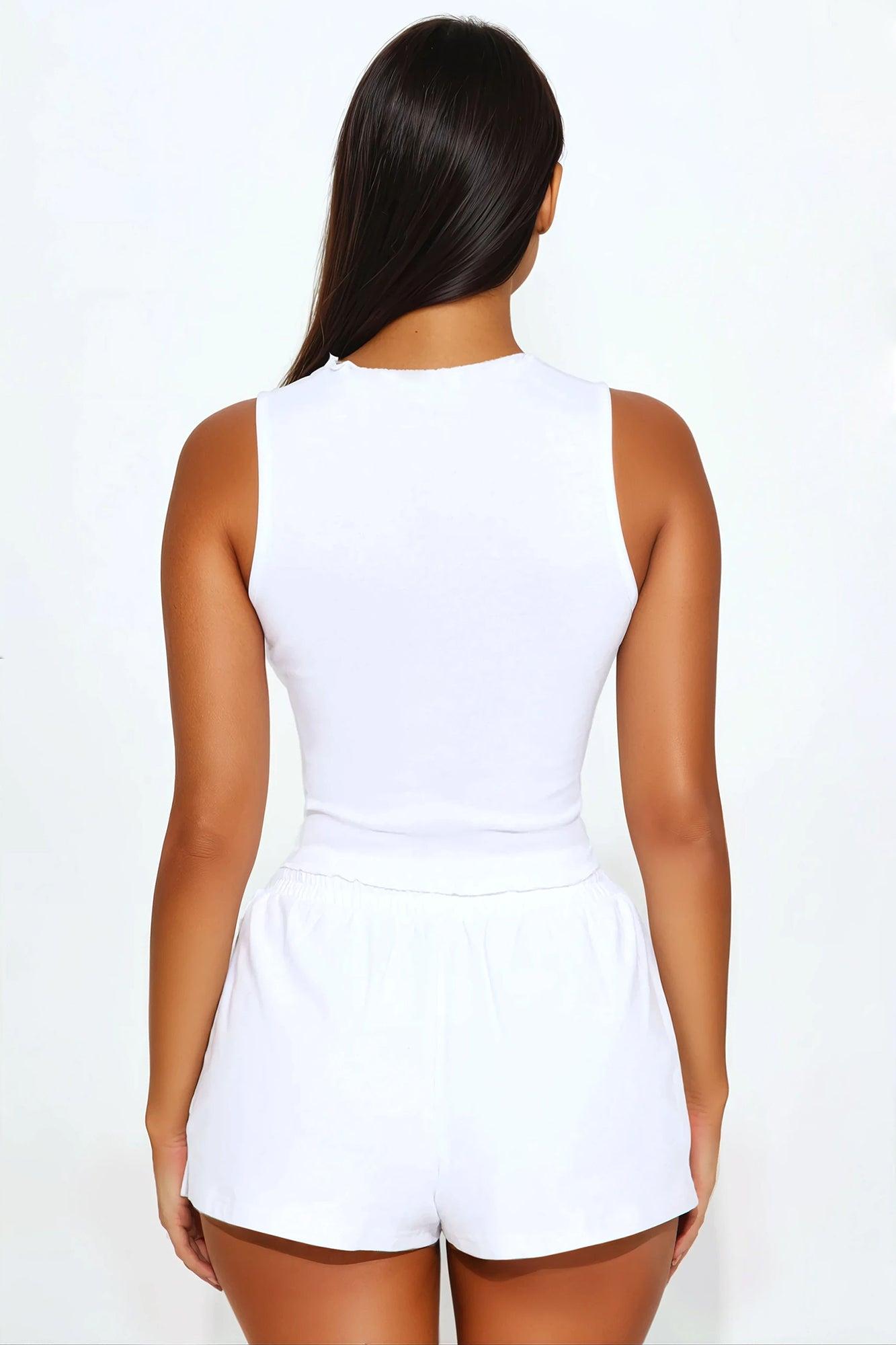 Aperol Sprtiz Short Set - White/combo Product Image
