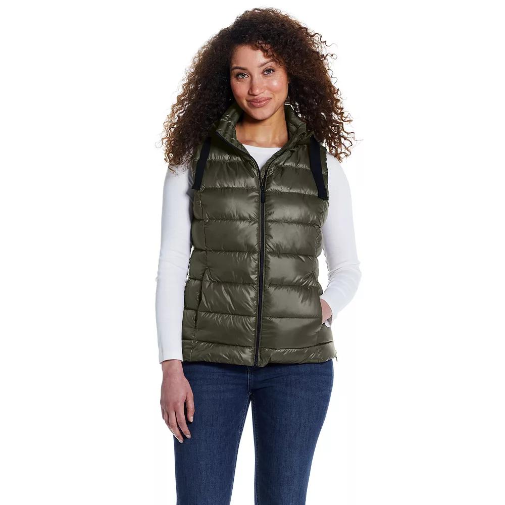 Women's Weathercast Hooded Puffer Vest,  Product Image