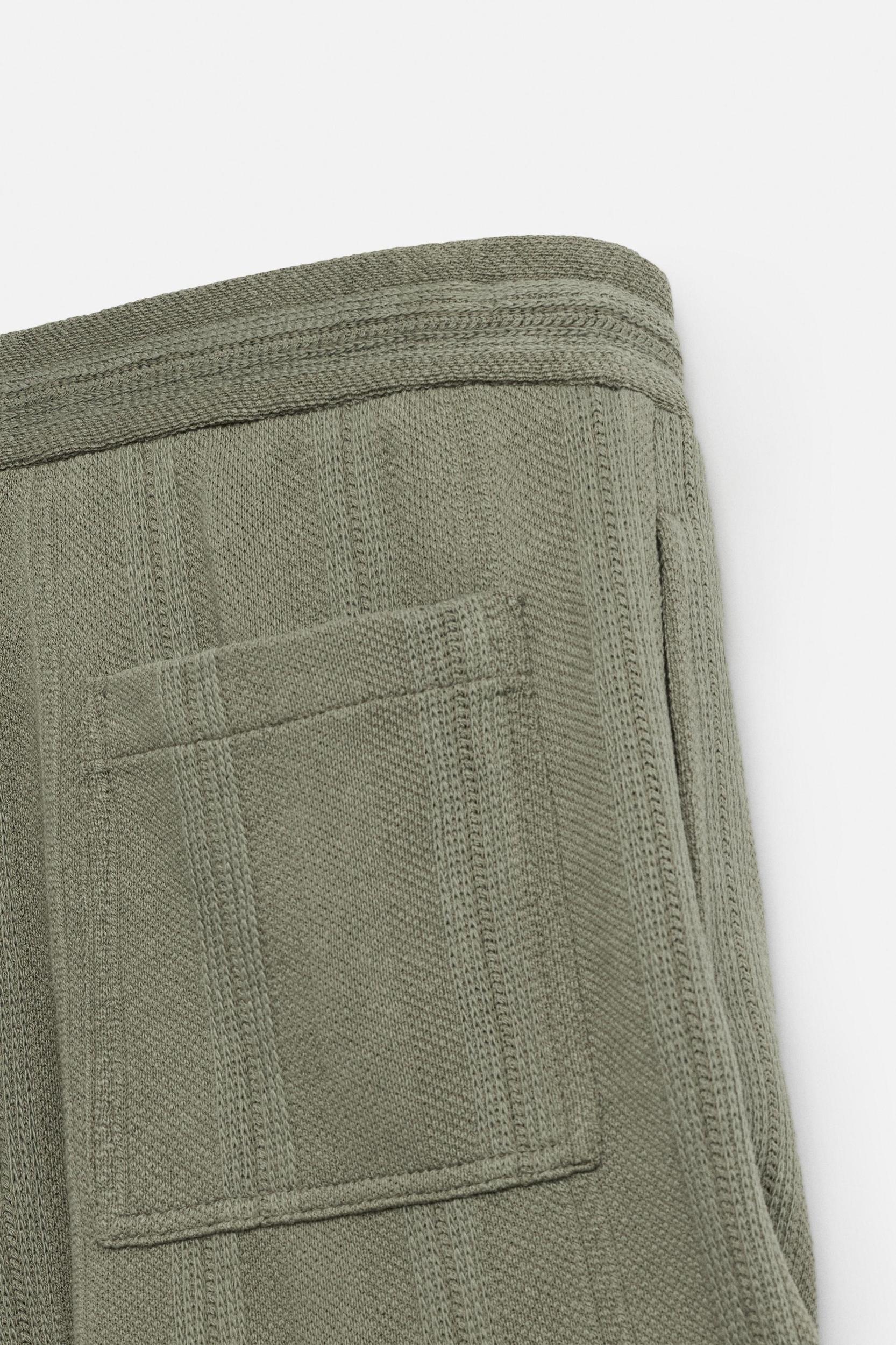JACQUARD TEXTURED SHORTS Product Image