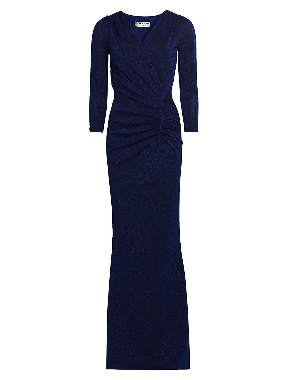 Womens Rozen Sugar Metallic Knit Gown Product Image