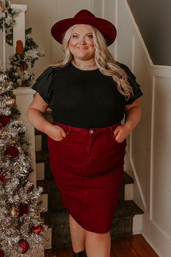 Halftime Happy Hour Bodysuit In Black Curves Product Image