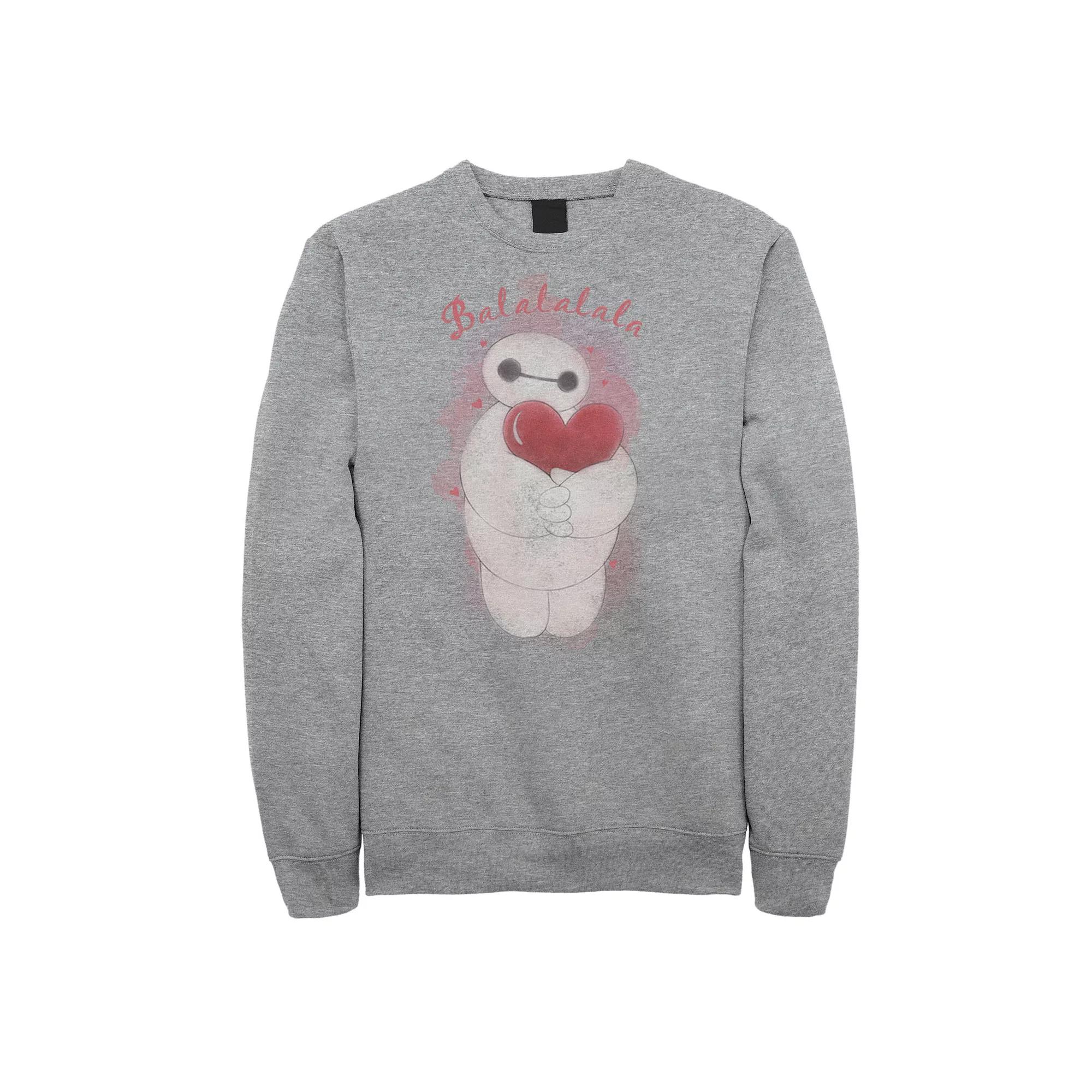 Disney's Big Hero 6 Baymax Men's Heart Portrait Sweatshirt,  Product Image