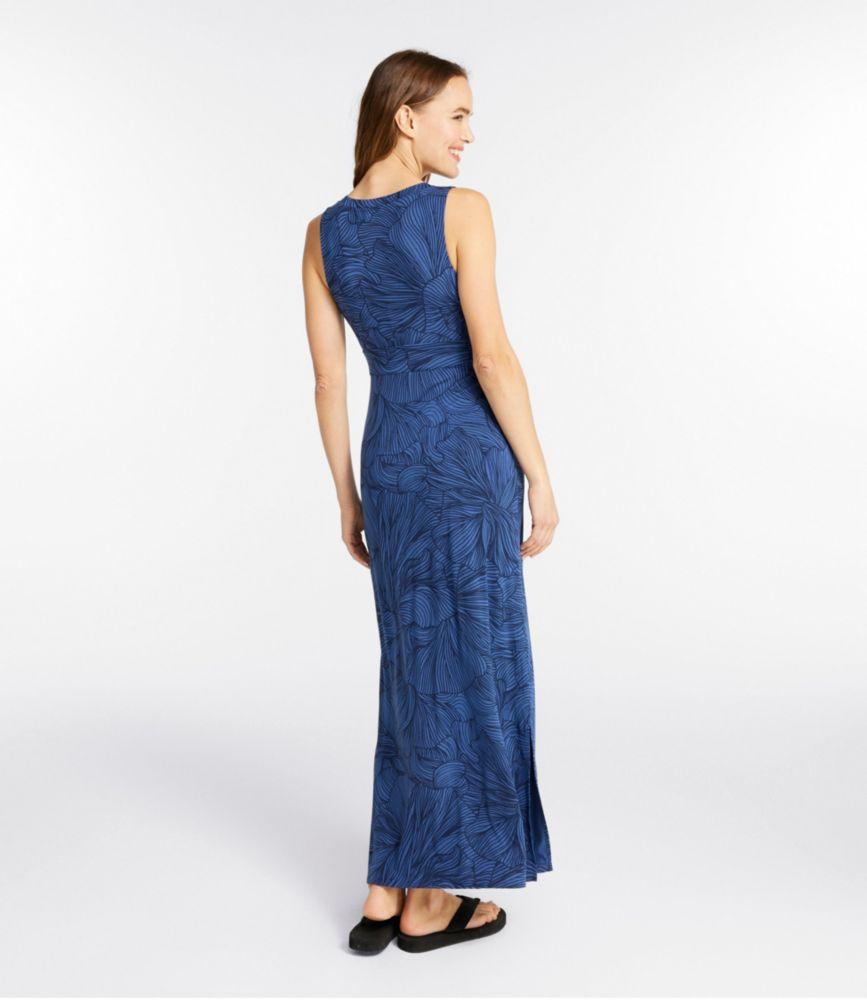 Women's Summer Knit Maxi Dress, Print Product Image