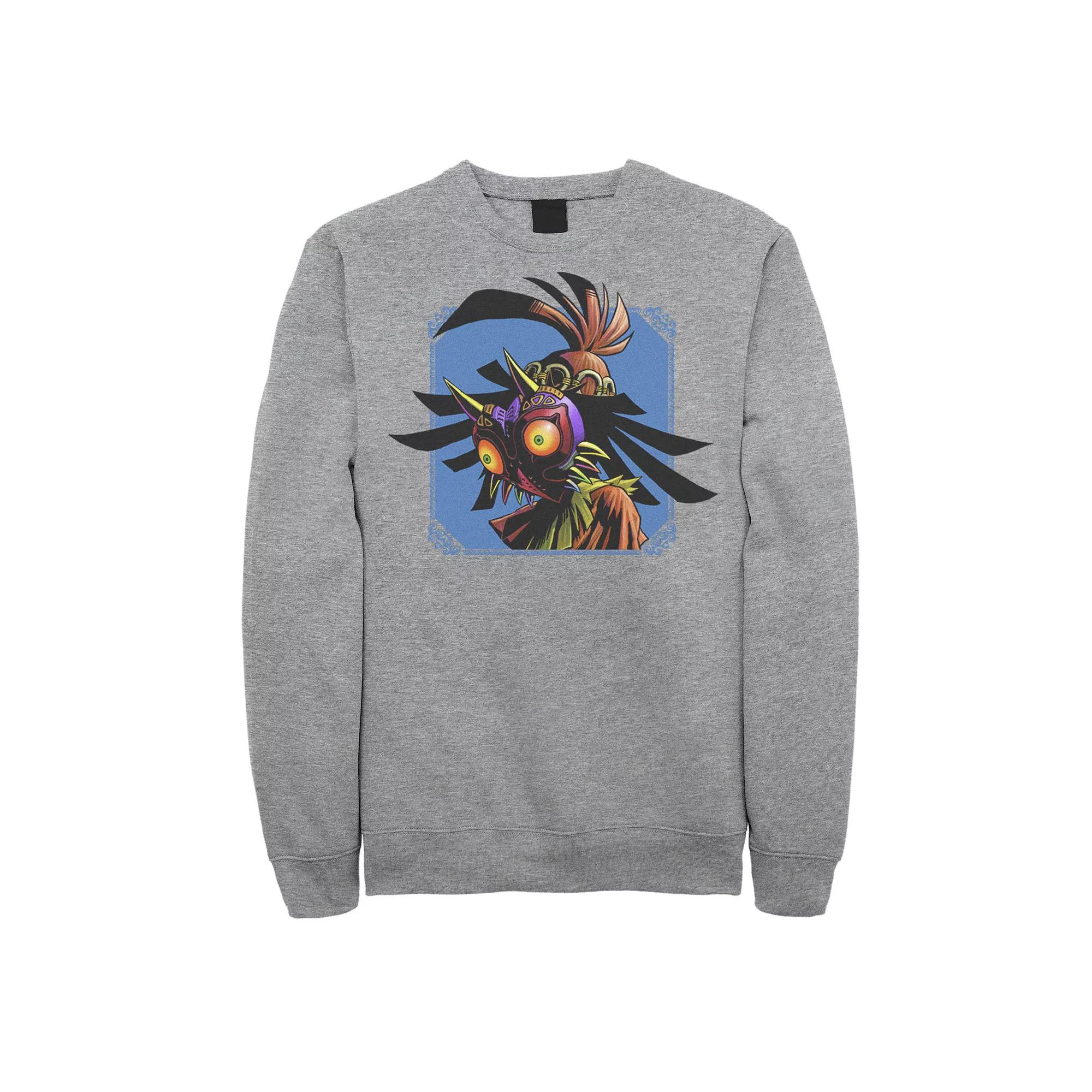 Big & Tall The Legend Of Zelda Skull Kid Portrait Fleece Sweatshirt, Men's,  Product Image