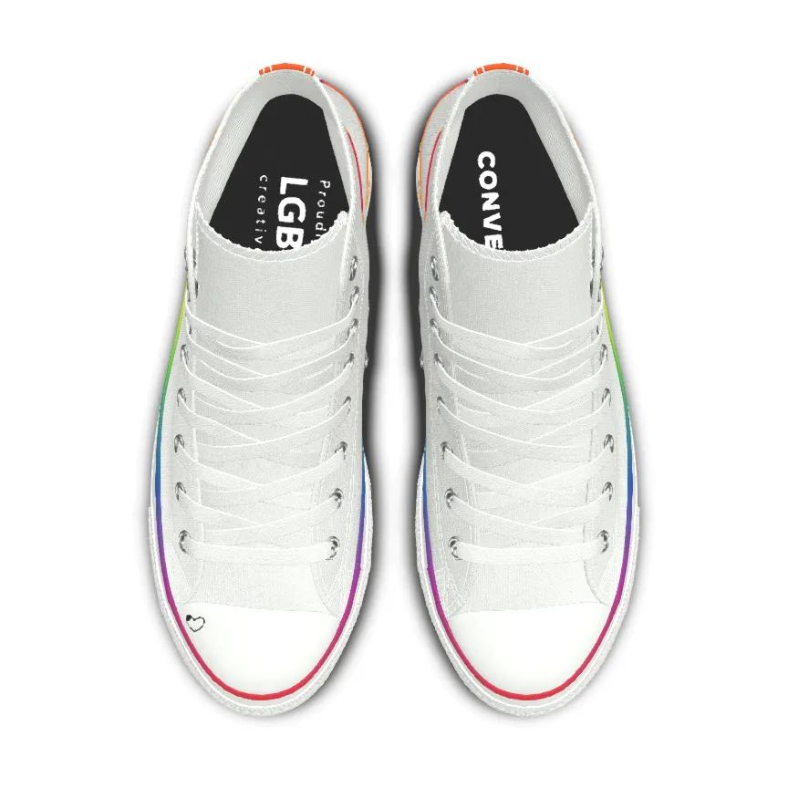 Custom Chuck Taylor All Star Lift Platform Pride By You Product Image