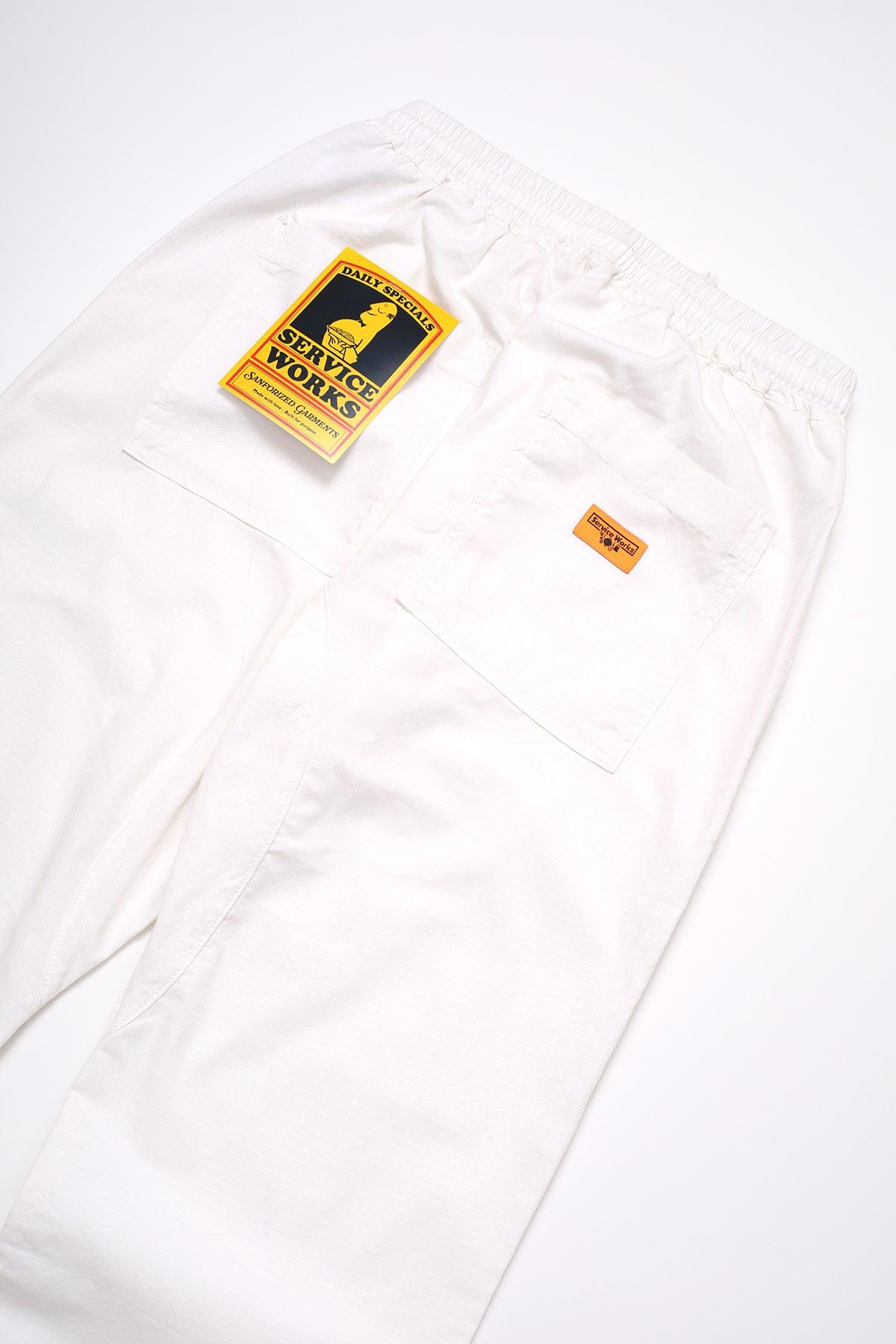 Ripstop Chef Pants - Off White Product Image