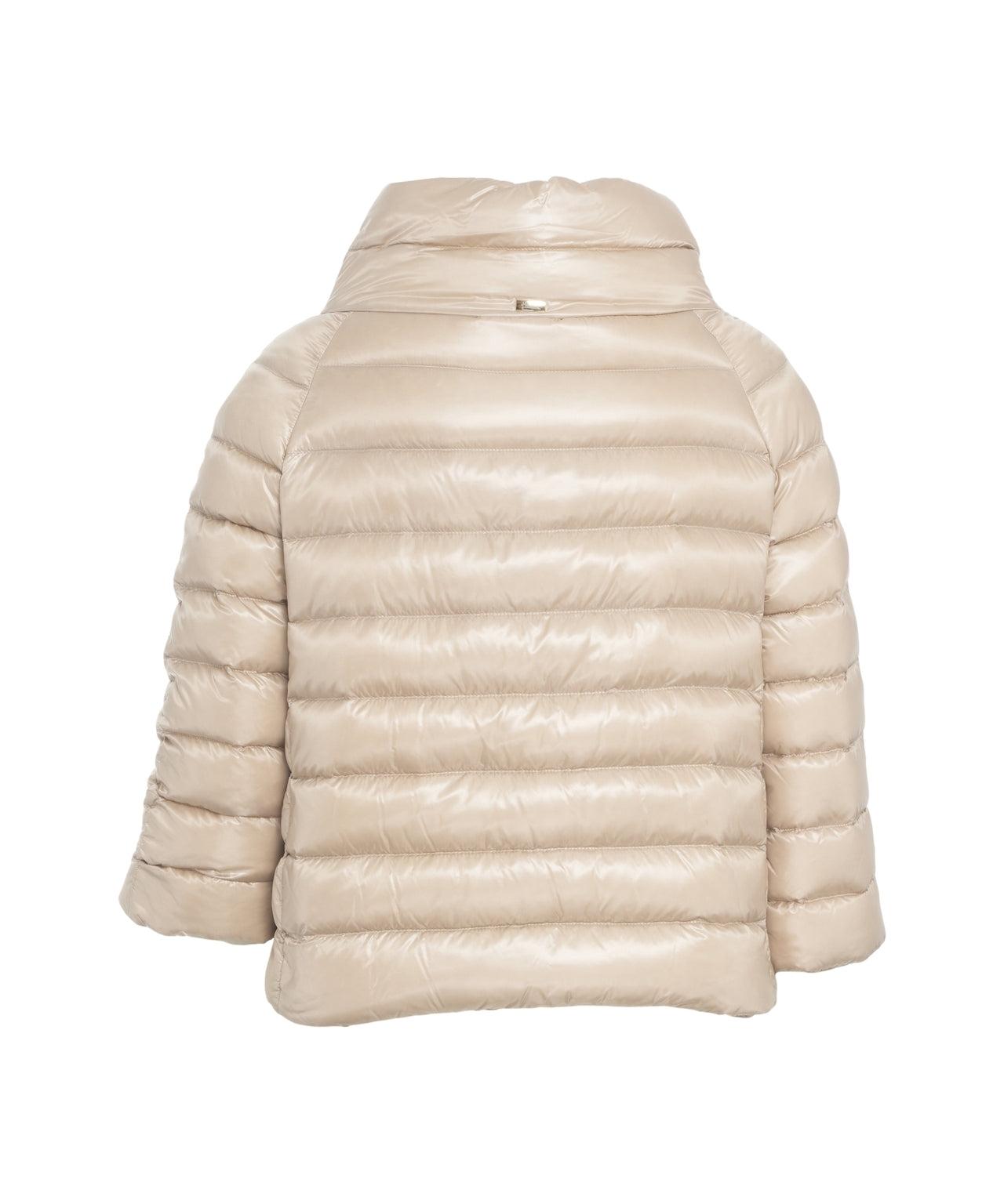 Three-quarter sleeve down jacket Product Image