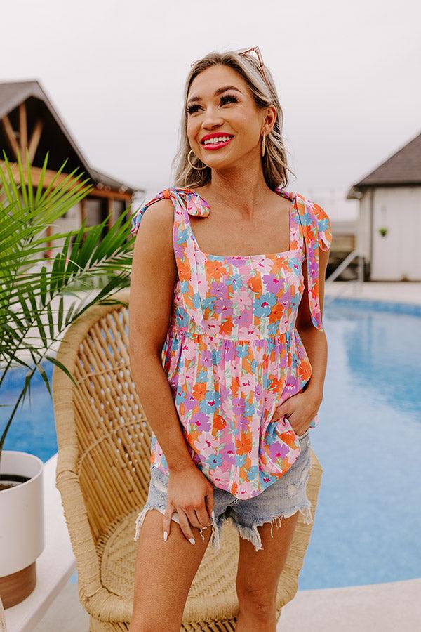 Sayulita Shores Floral Top Product Image