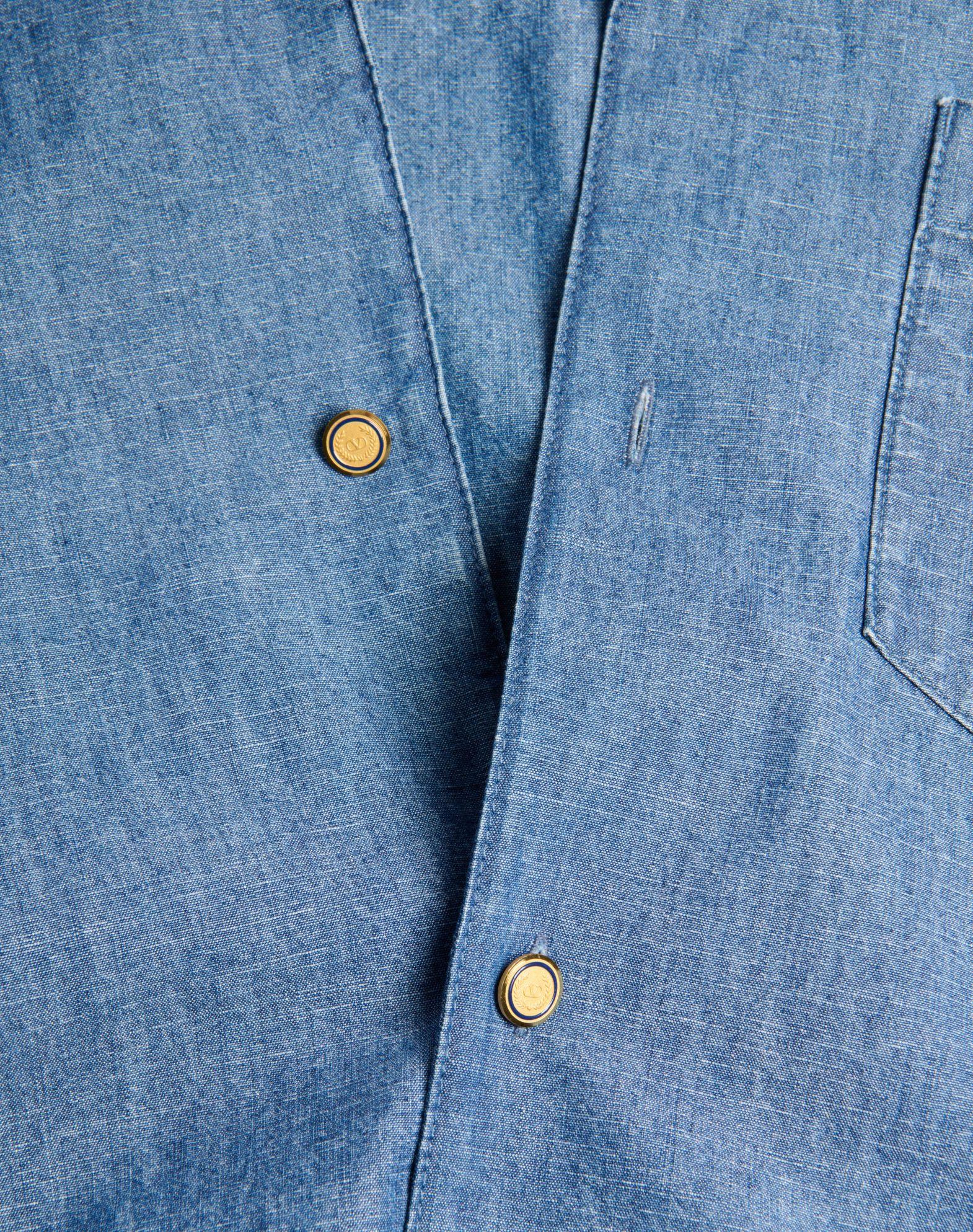 Denim Bowling Shirt Product Image