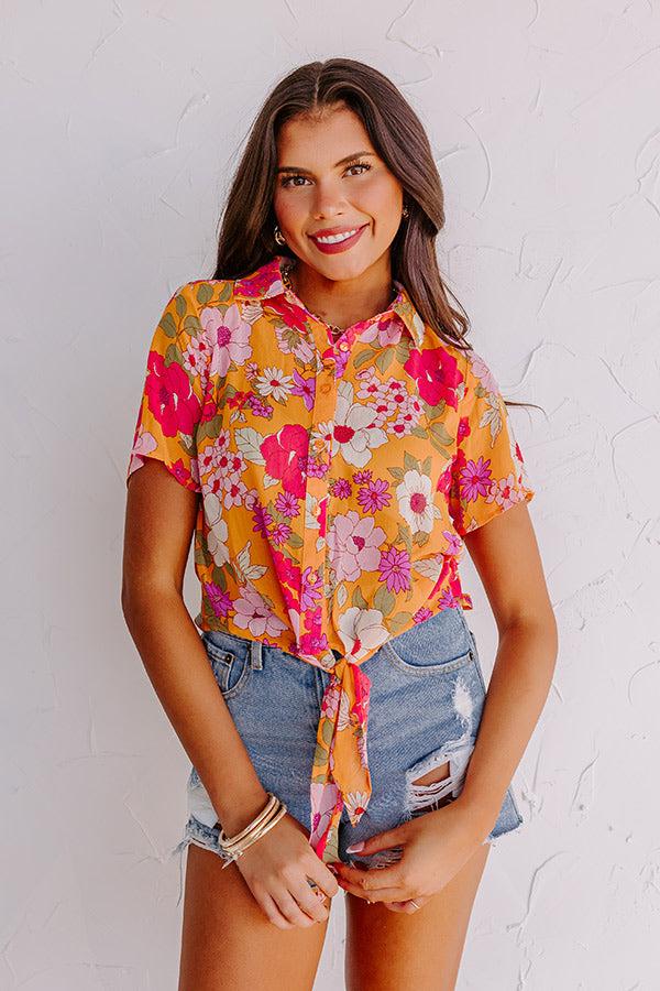 Blissful Beats Floral Top Product Image