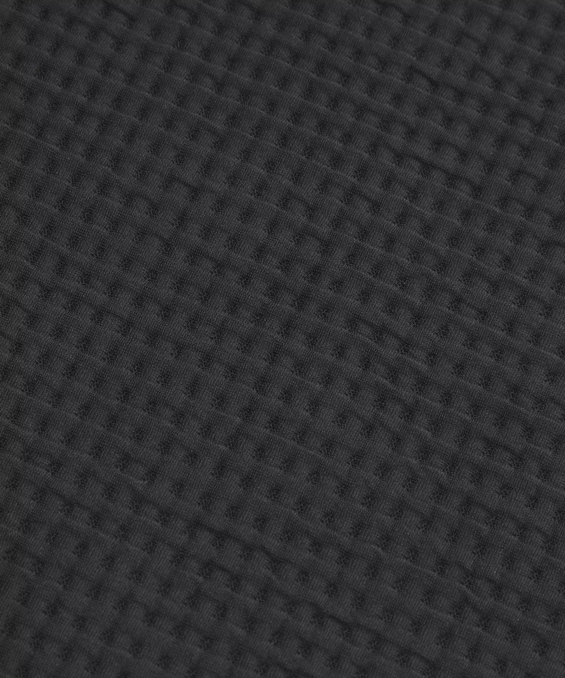 Waffle-Knit Funnel-Neck Long-Sleeve Shirt Product Image