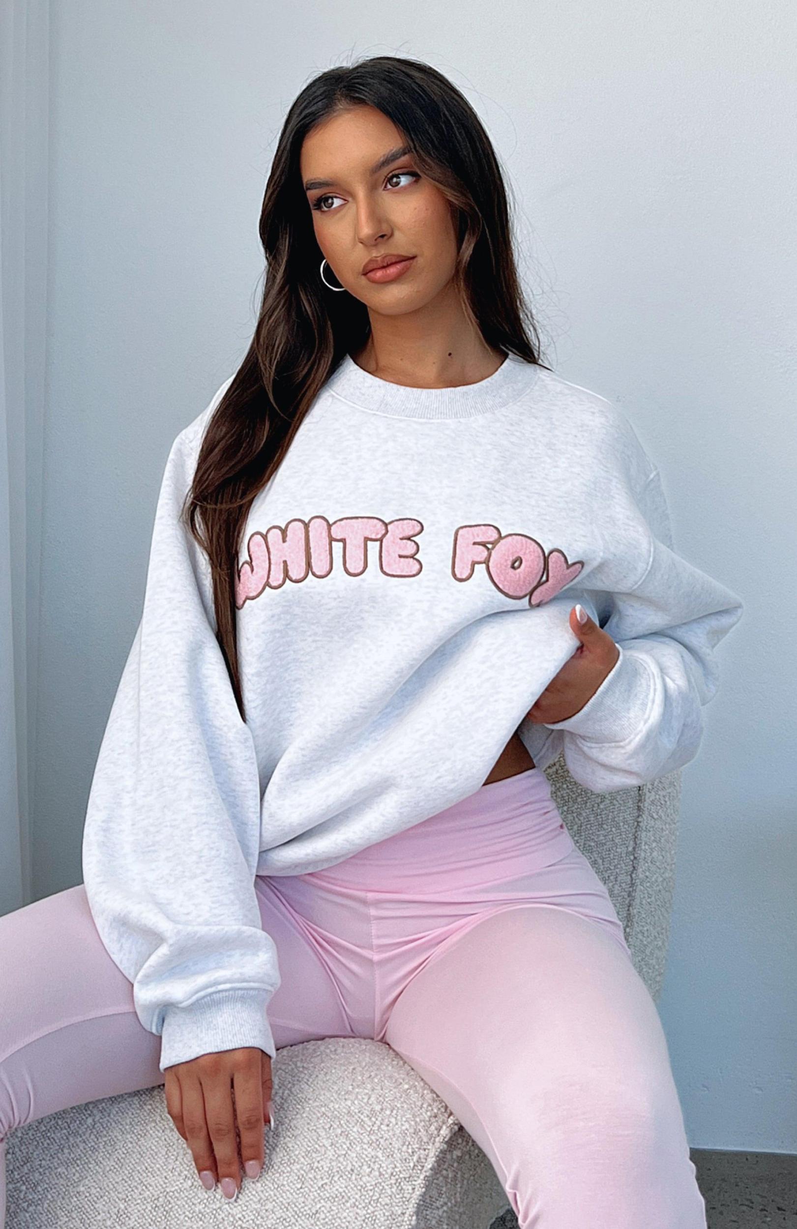 Sweet Treat Oversized Sweater Grey Marle Product Image