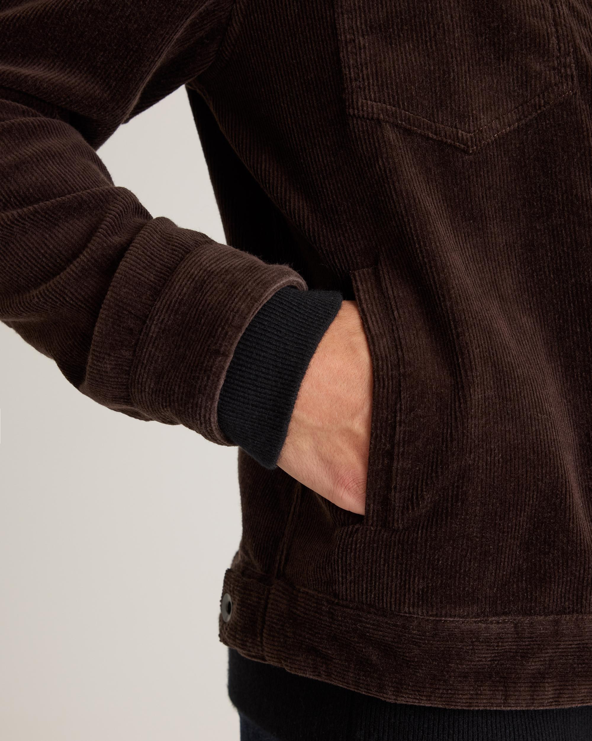 Quince | Men's Organic Stretch Corduroy Trucker Jacket Organic Cotton Product Image