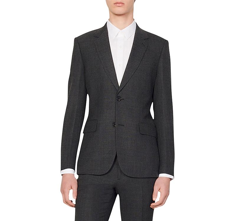 Mens Wool Suit Jacket Product Image