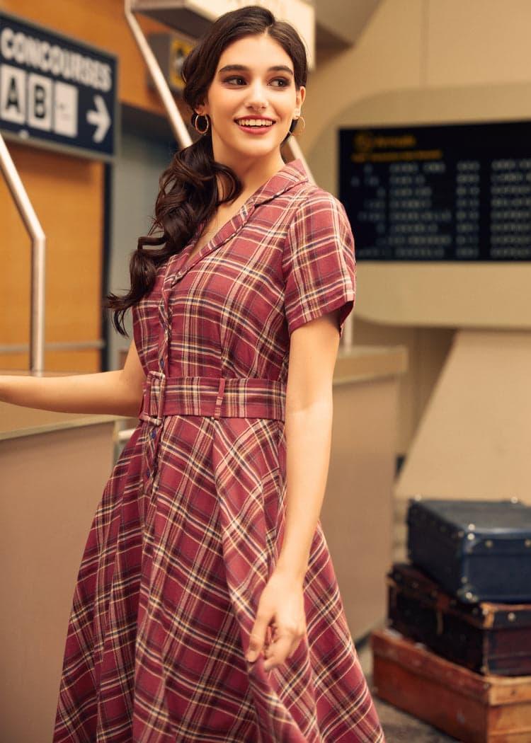 Rustic Elegance Casual Dress Product Image